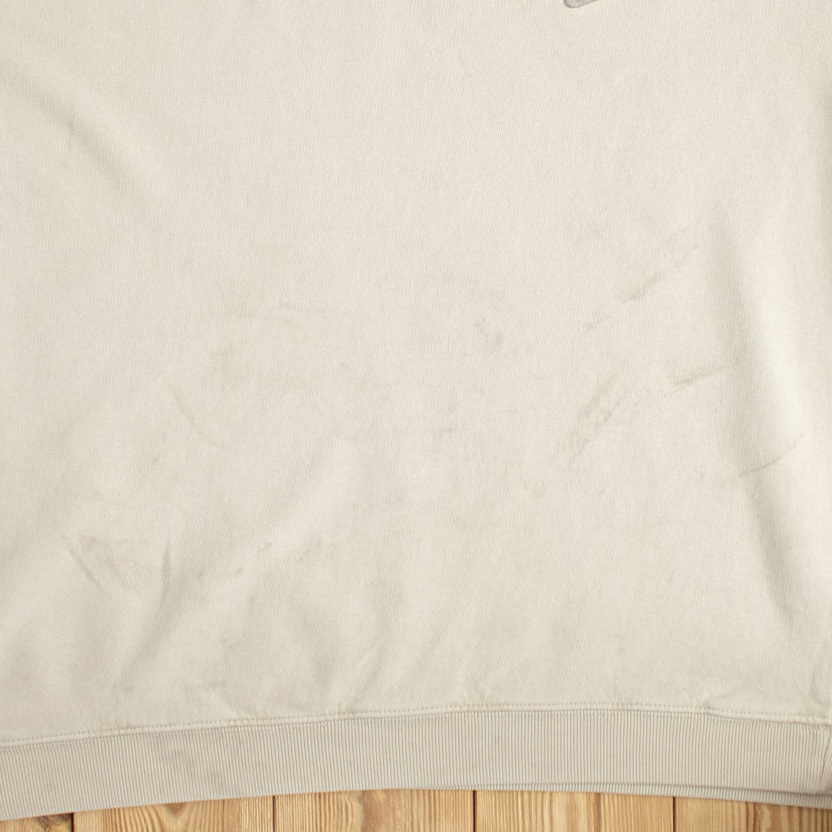 (M/L) Nike Vintage Essential Embroidered Sweatshirt Beige
