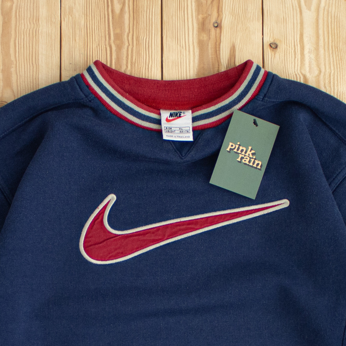 (S) Vintage Nike Swoosh Embroidered Sweatshirt