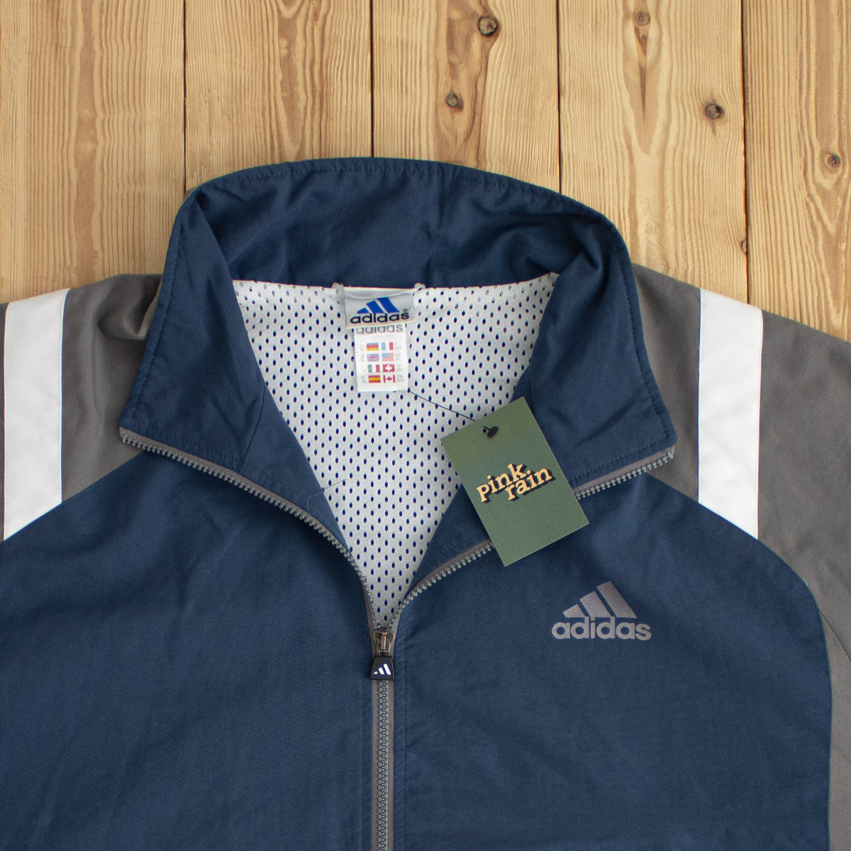 (XL) Adidas Vintage Essential Jacket Blue