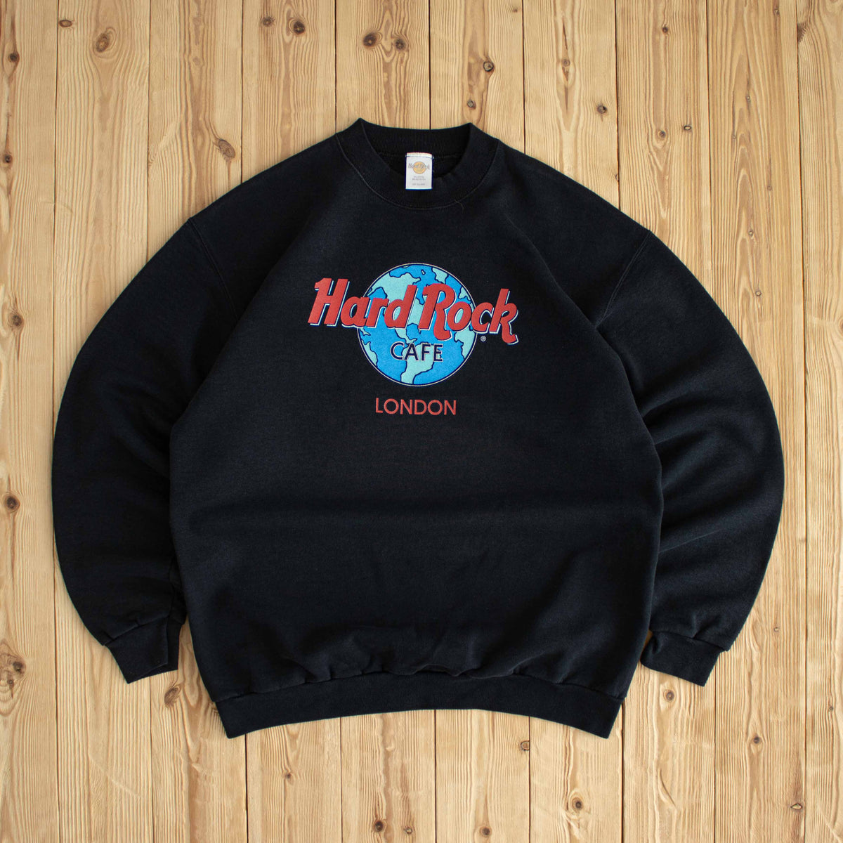 (L) Hard Rock Cafe London Vintage Sweatshirt Black