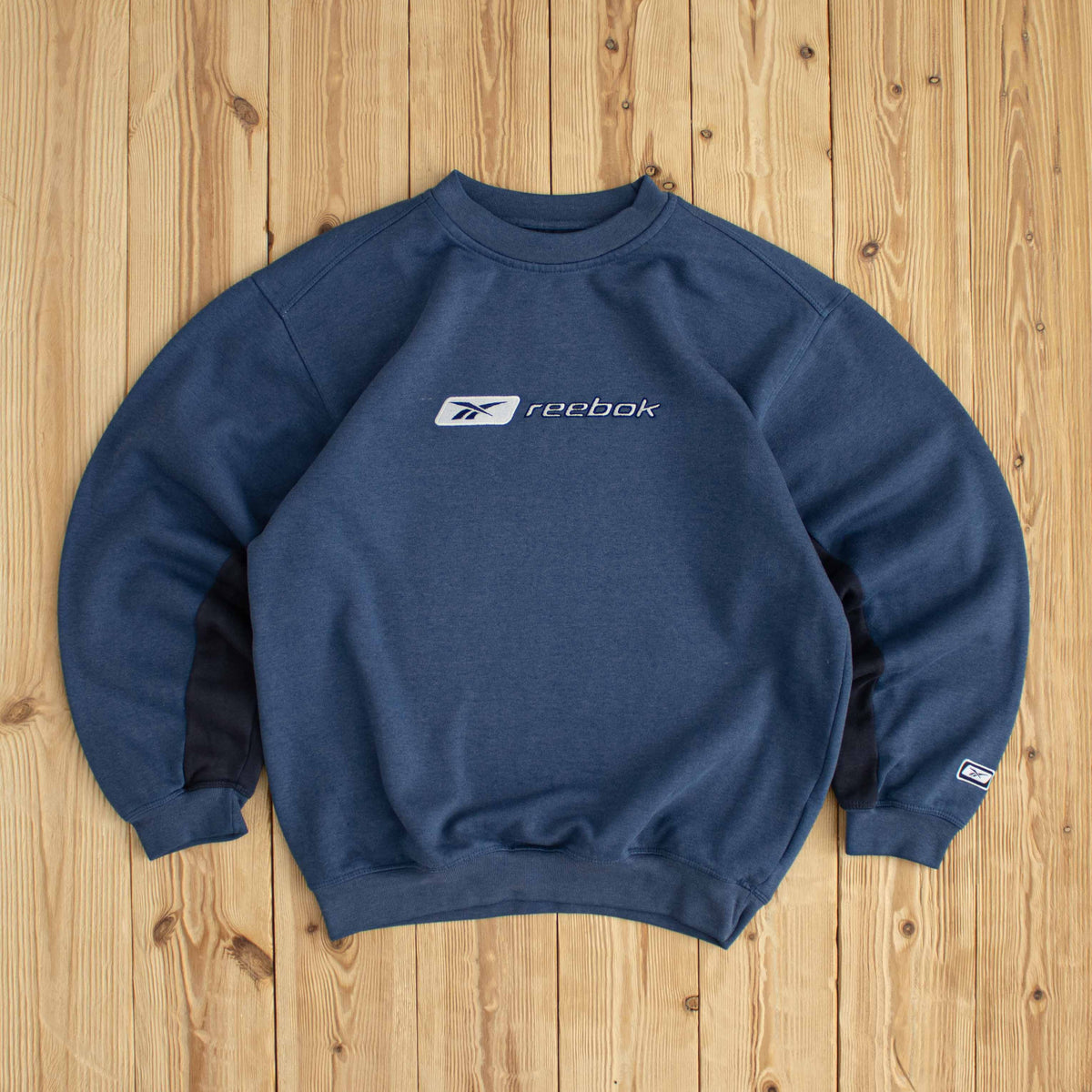 (S) Reebok Vintage Embroidered Sweatshirt Blue