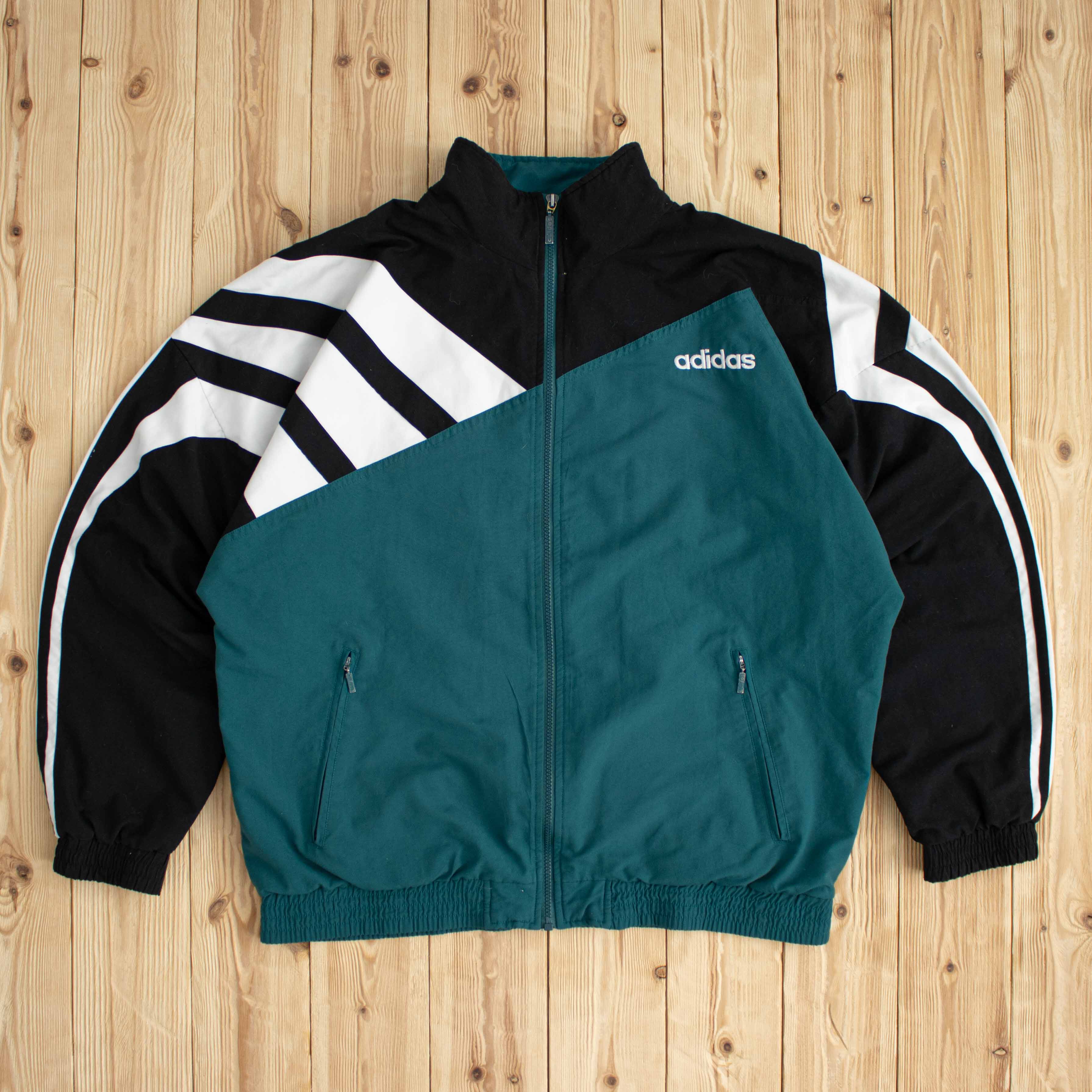 (L) Vintage Adidas Embroidered Jacket