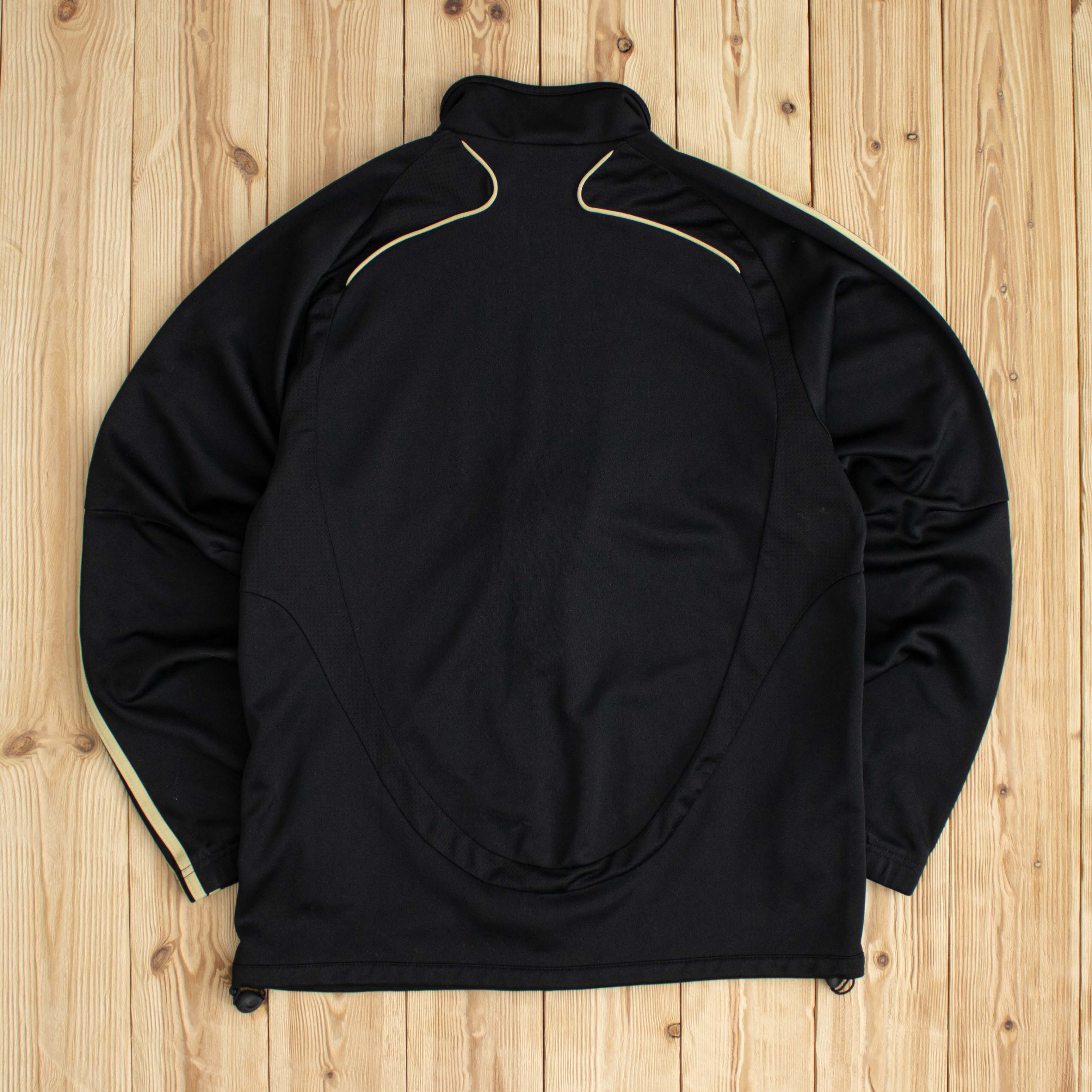 (S) Vintage Adidas Deutscher Fusball Embroidered Full-Zip Sweatshirt