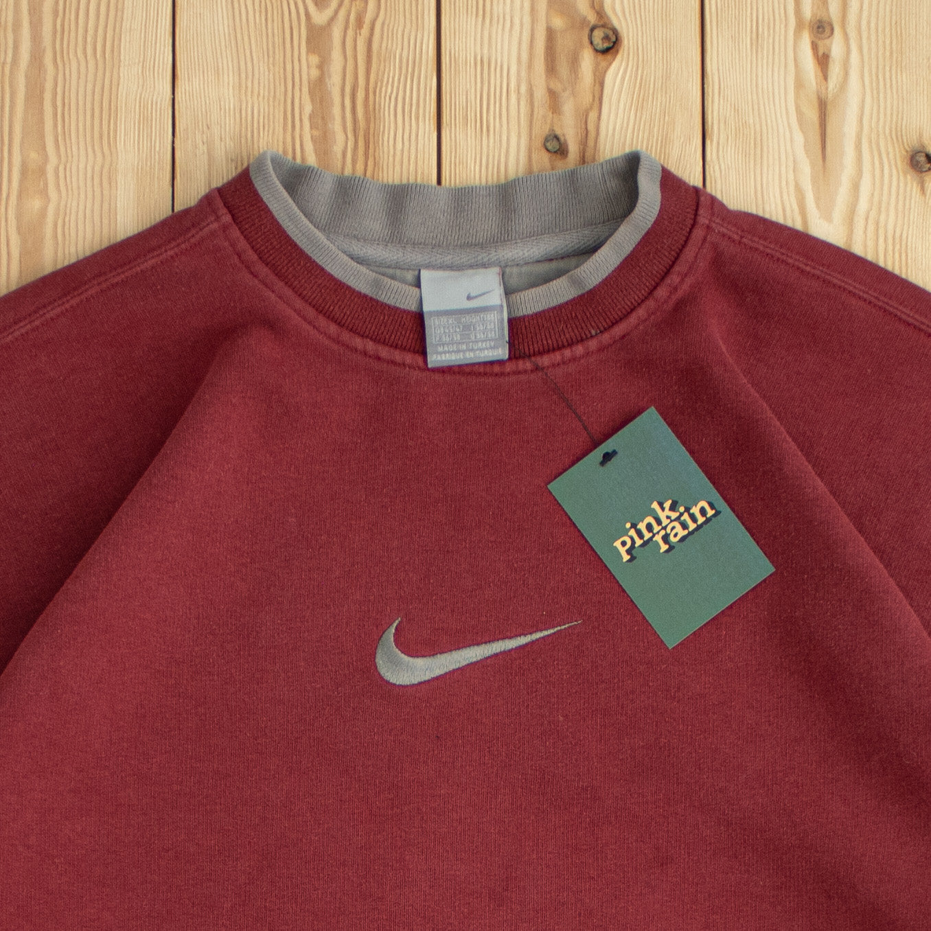 (L) Vintage Nike Swoosh Embroidered Sweatshirt