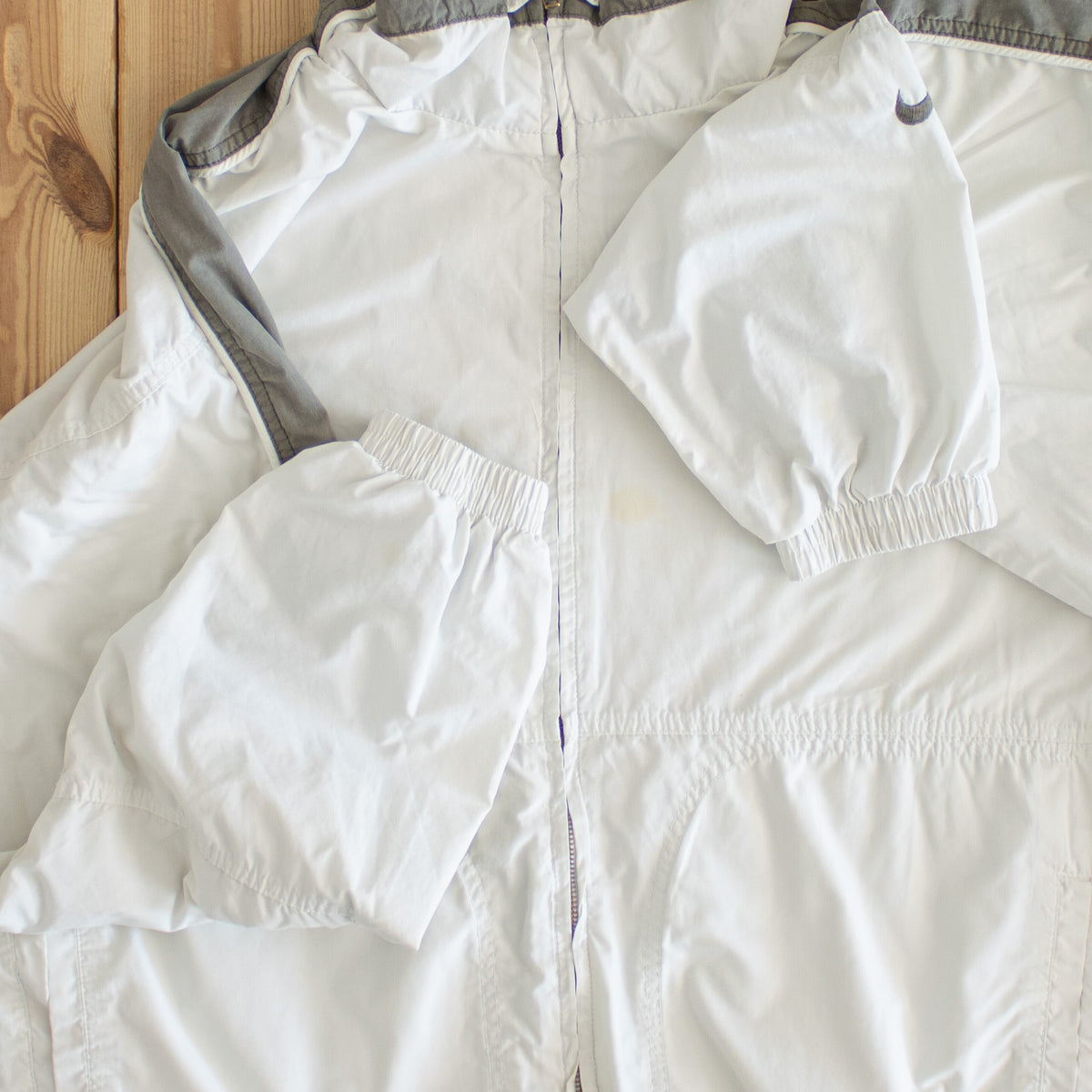 (XL) Nike Vintage Embroidered Jacket White