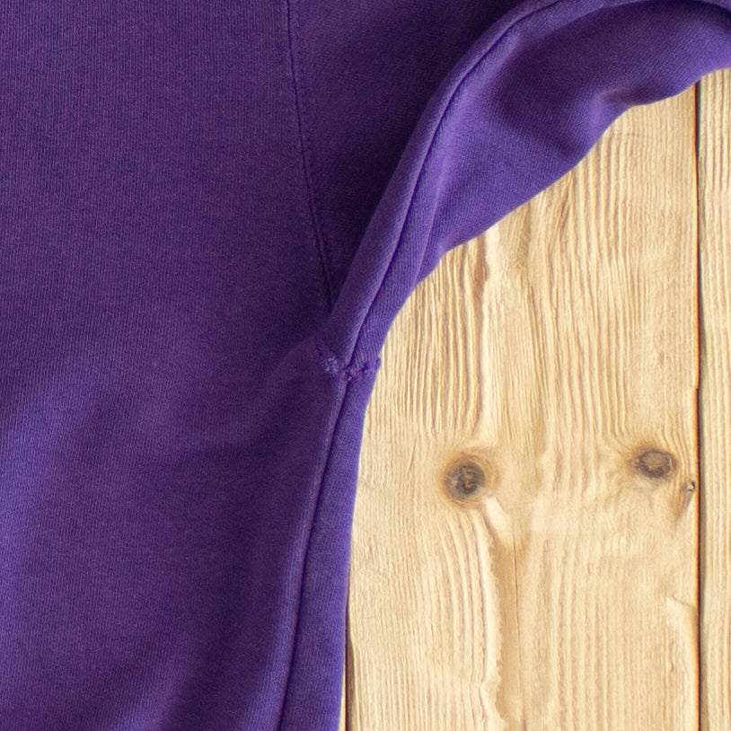 (M/L) Nike 'One Bowerman Drive' Vintage Embroidered Sweatshirt Purple
