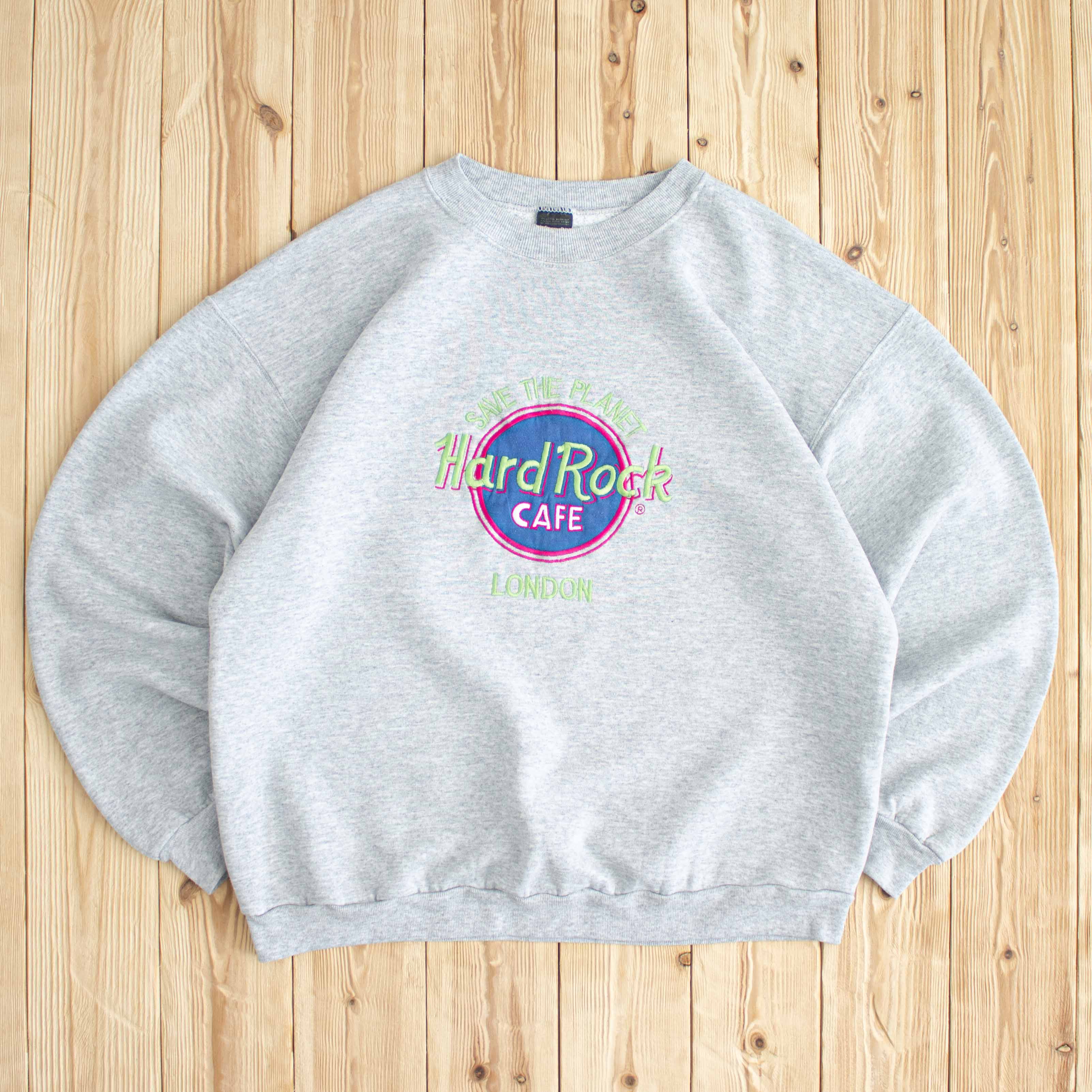 (L) Vintage Hard Rock Cafe London Embroidered Sweatshirt