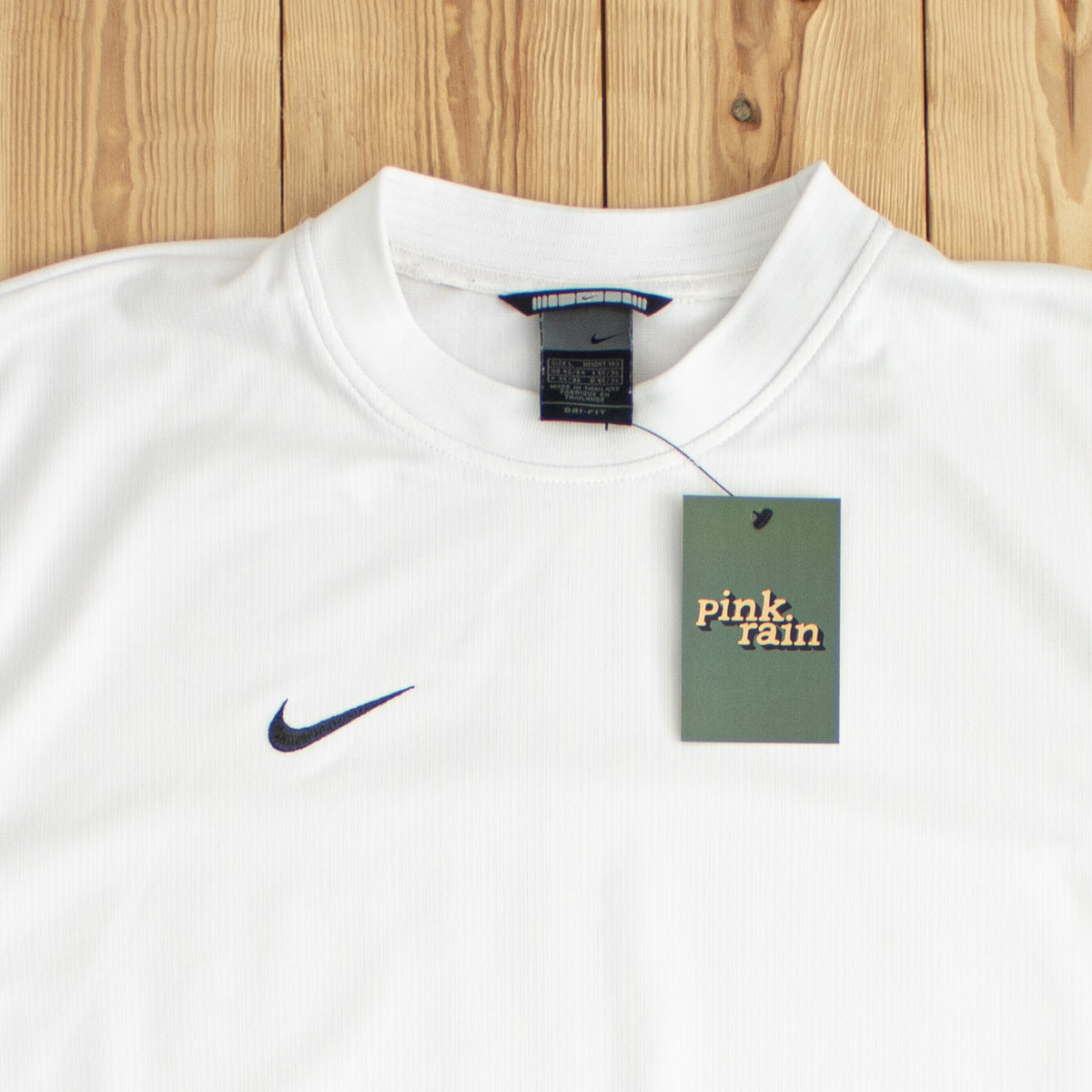 (M/L) Nike Vintage Essential Embroidered T-Shirt White