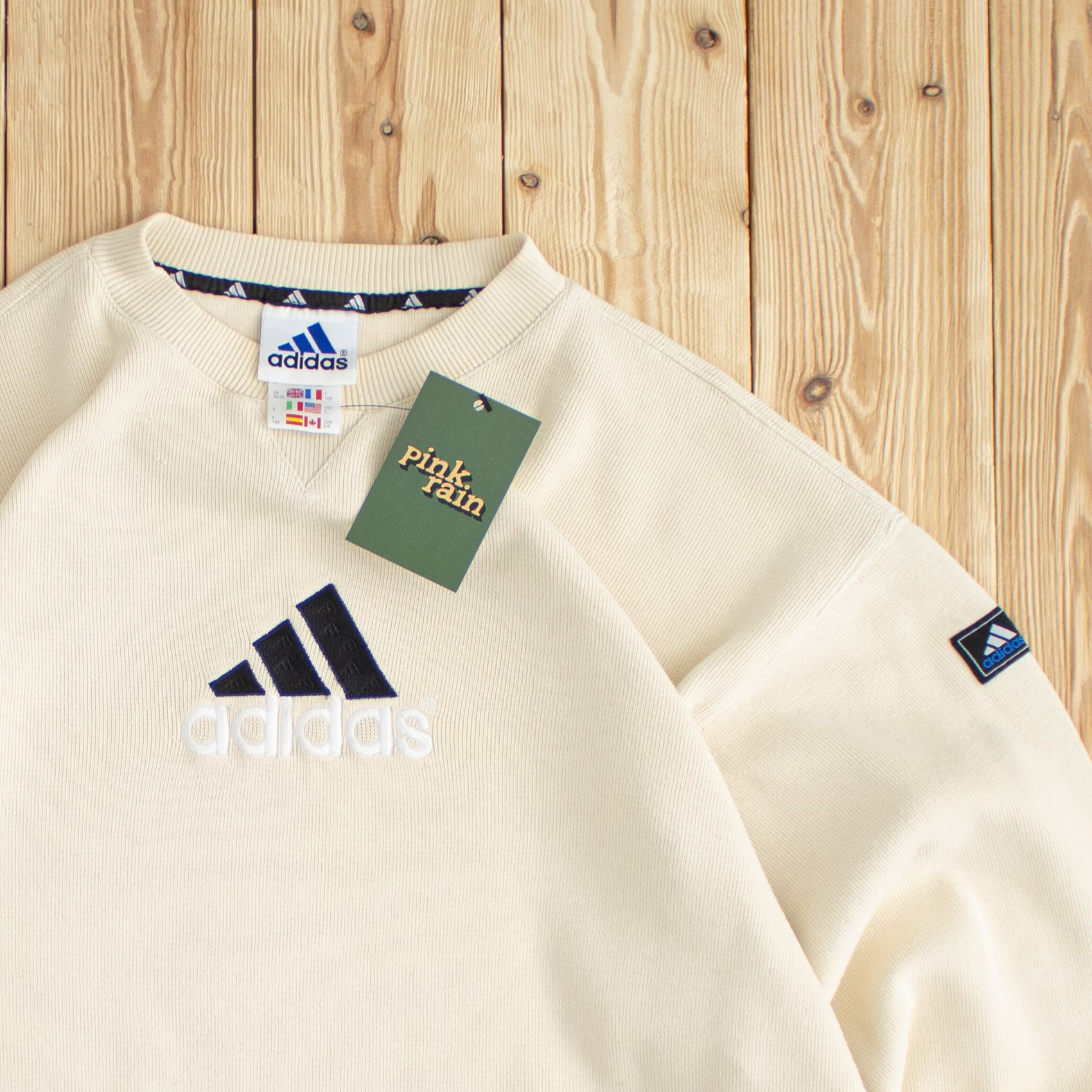 (M) Vintage Adidas Logo Embroidered Sweater
