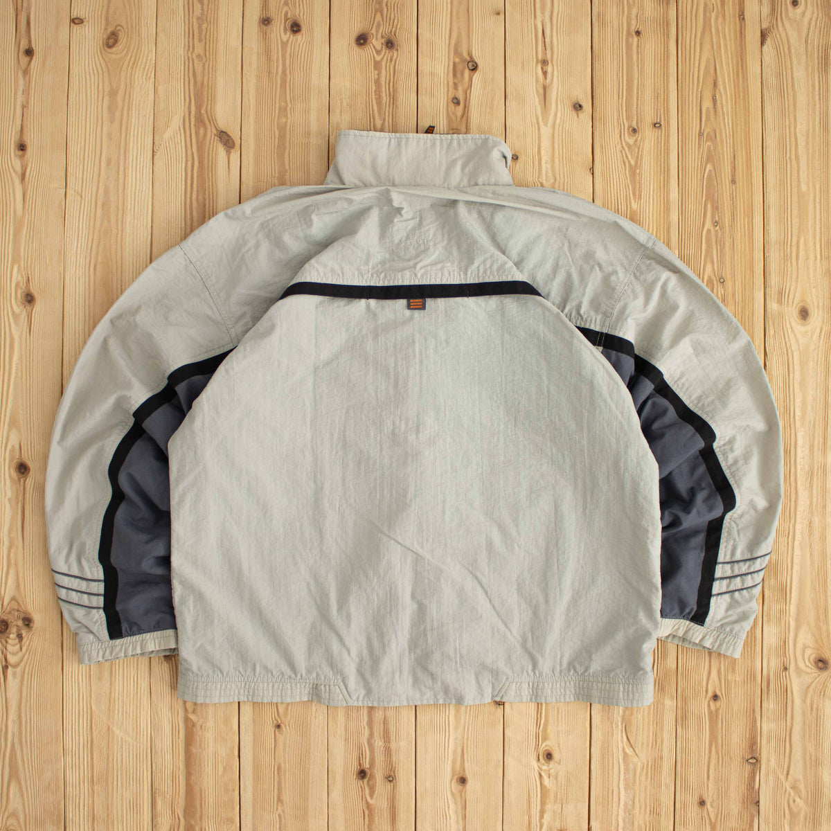 (L) Adidas Vintage Embroidered Jacket Beige