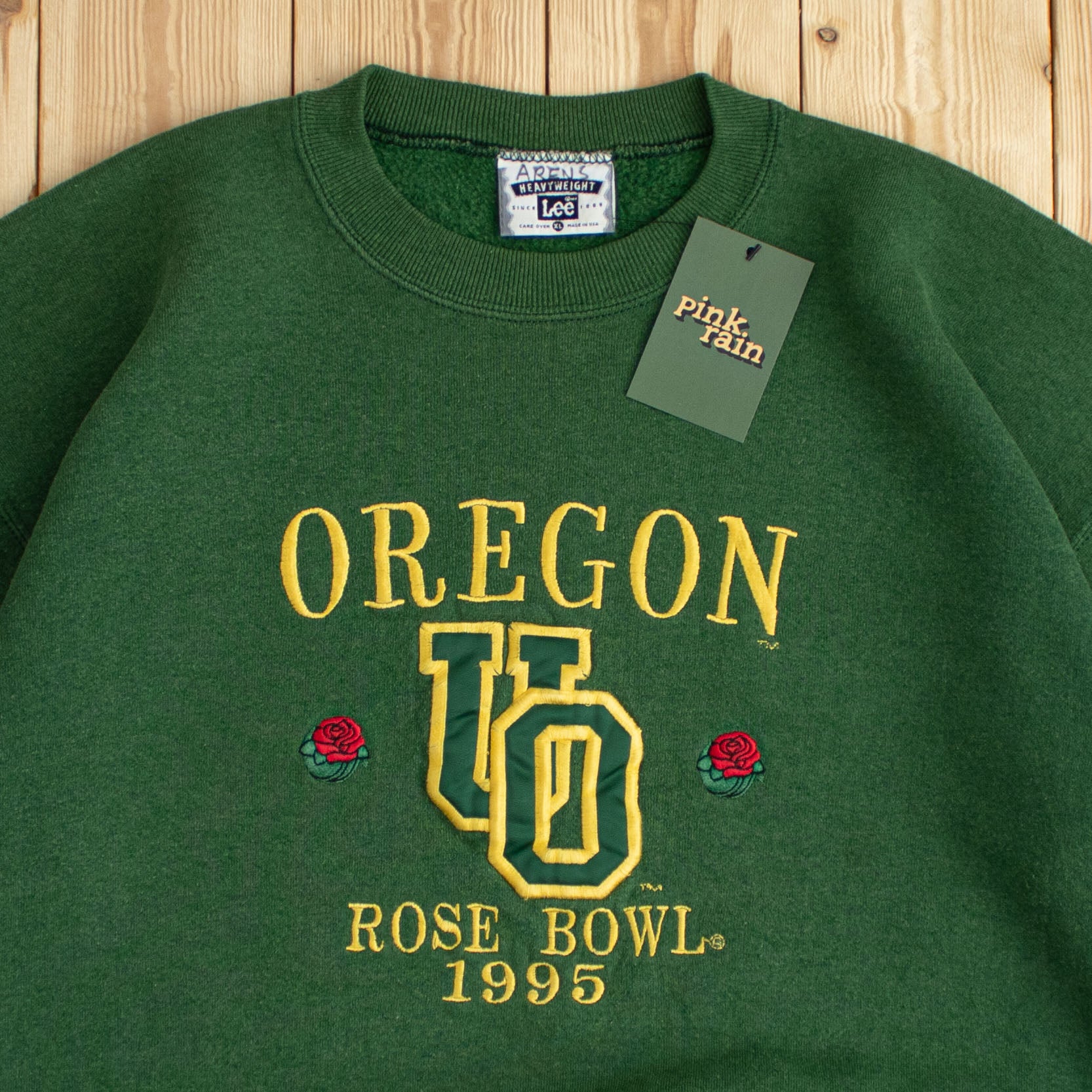 (M) 1995 Oregon University Rose Bowl Embroidered Sweatshirt