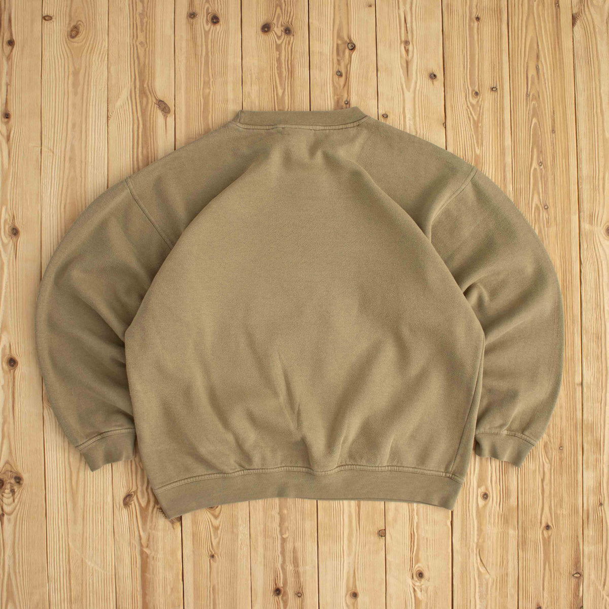 (M) Adidas Vintage Essential Embroidered Sweatshirt Brown