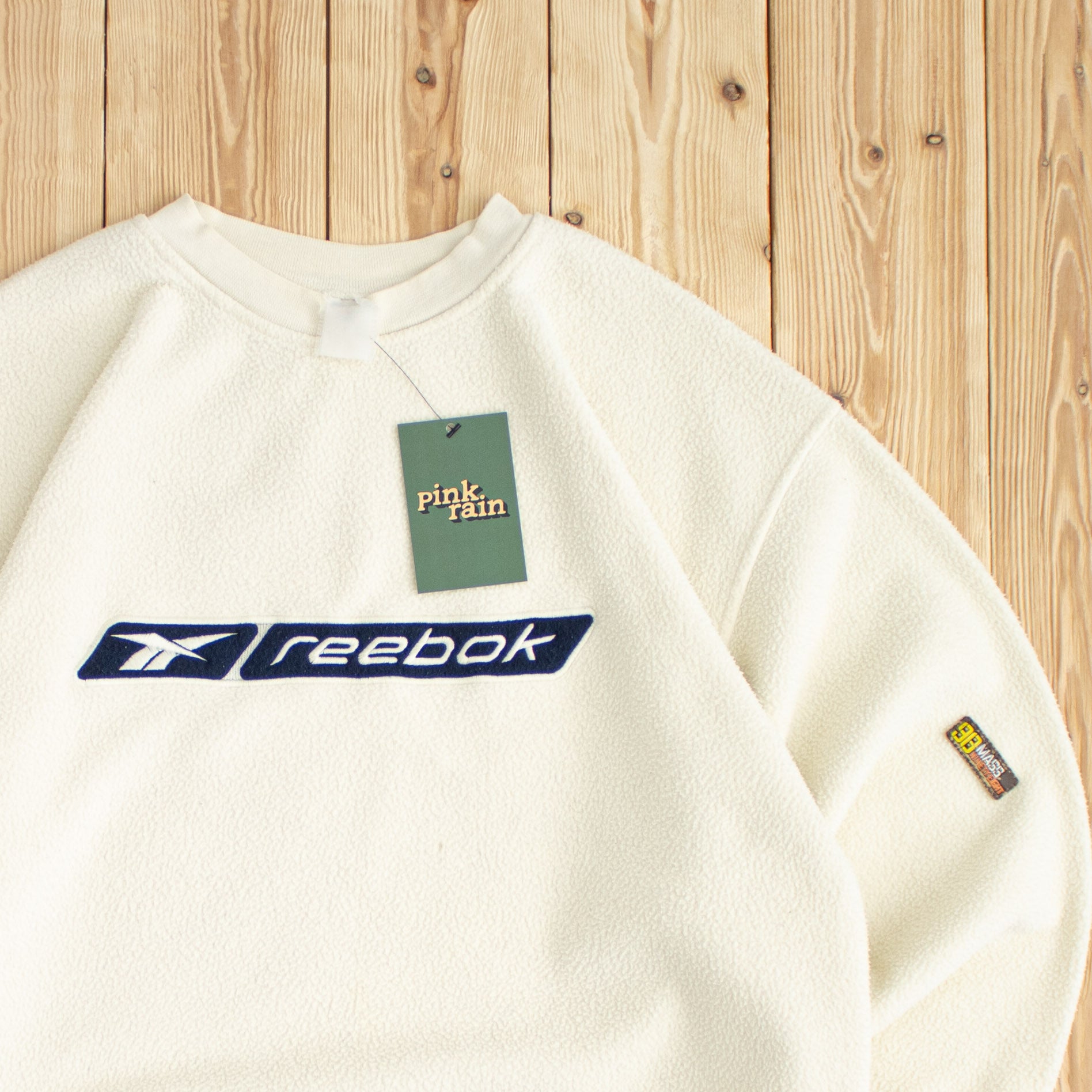 (S) Vintage Reebok Embroidered Fleece Sweatshirt