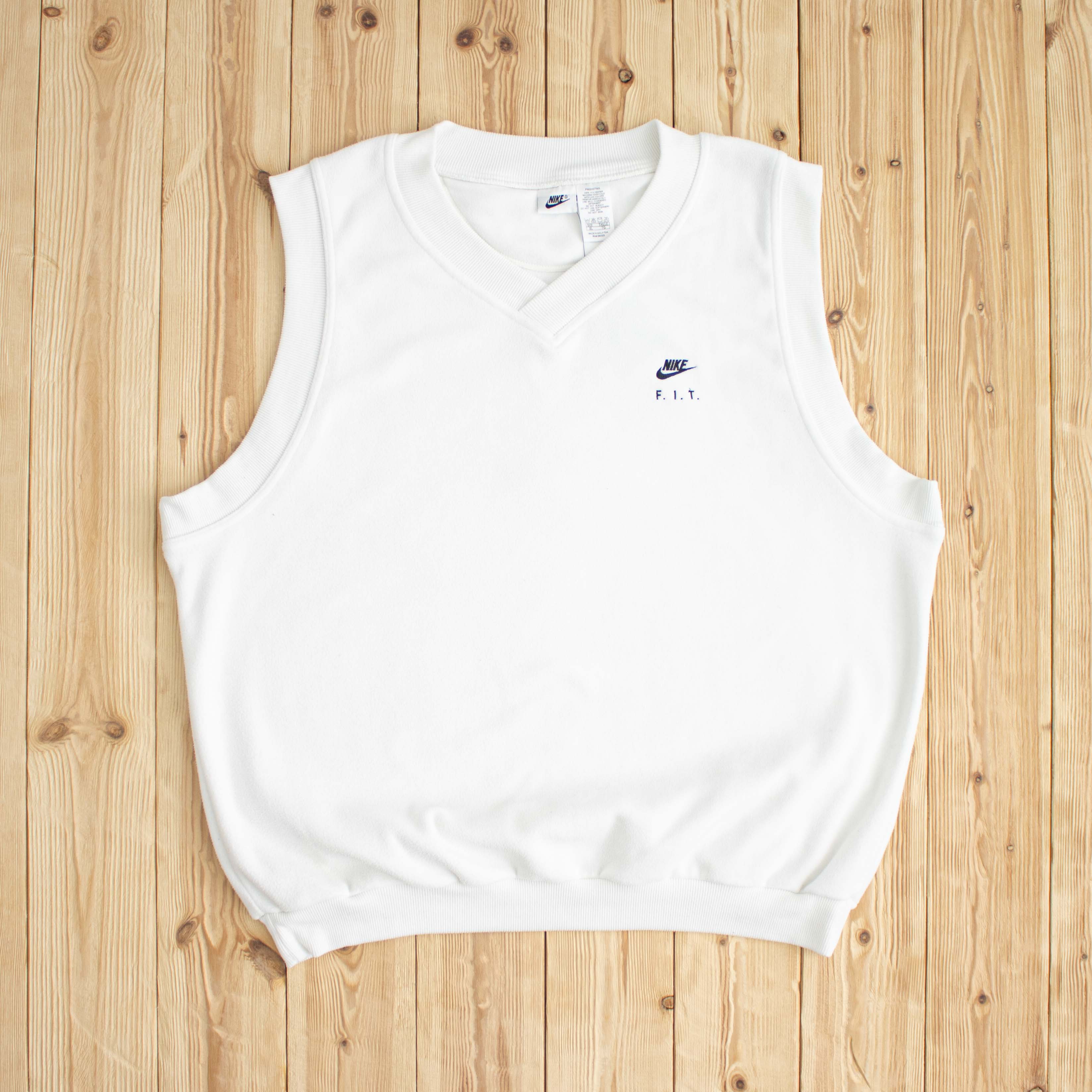 (XL) Vintage Nike F.I.T. Embroidered Fleece Vest