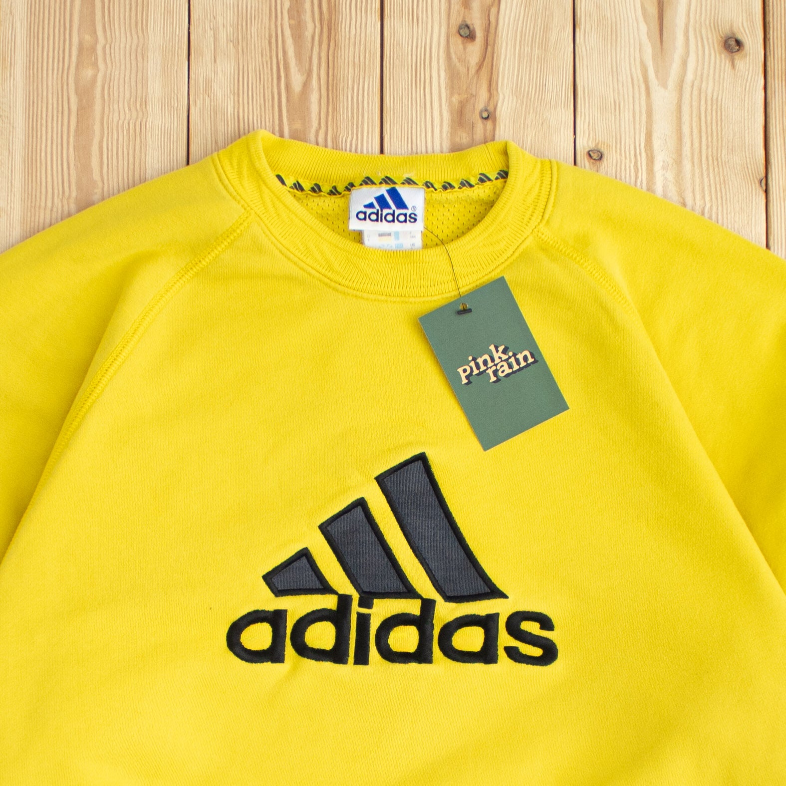 (S) Vintage Adidas Spell Out Embroidered Sweatshirt