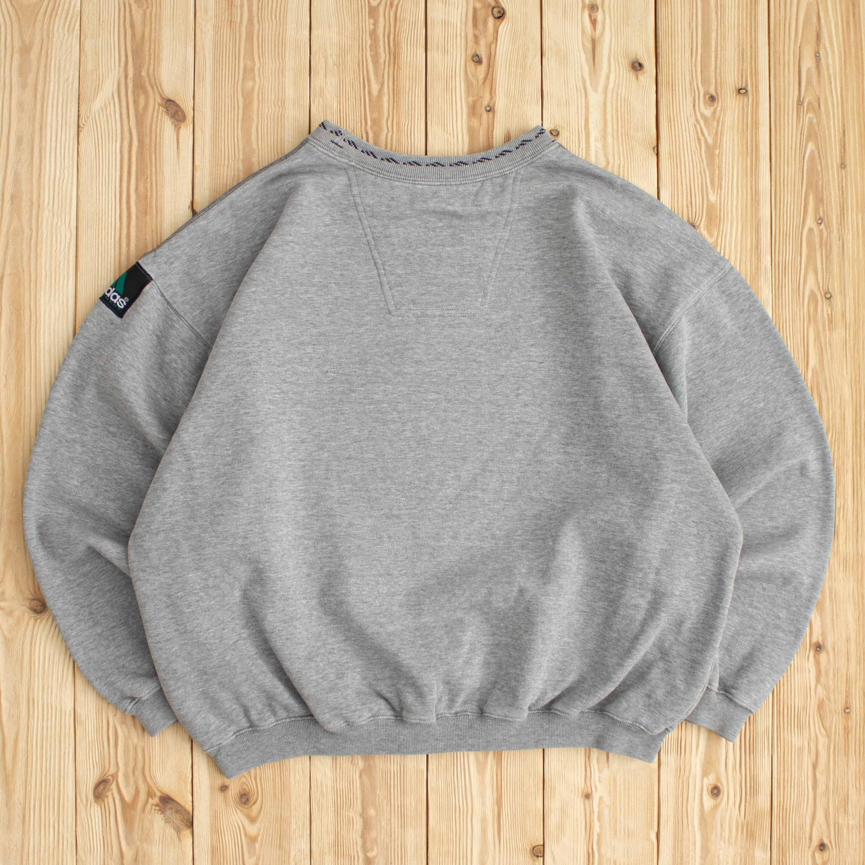 (S/M) Vintage Adidas Equipment Embroidered Sweatshirt