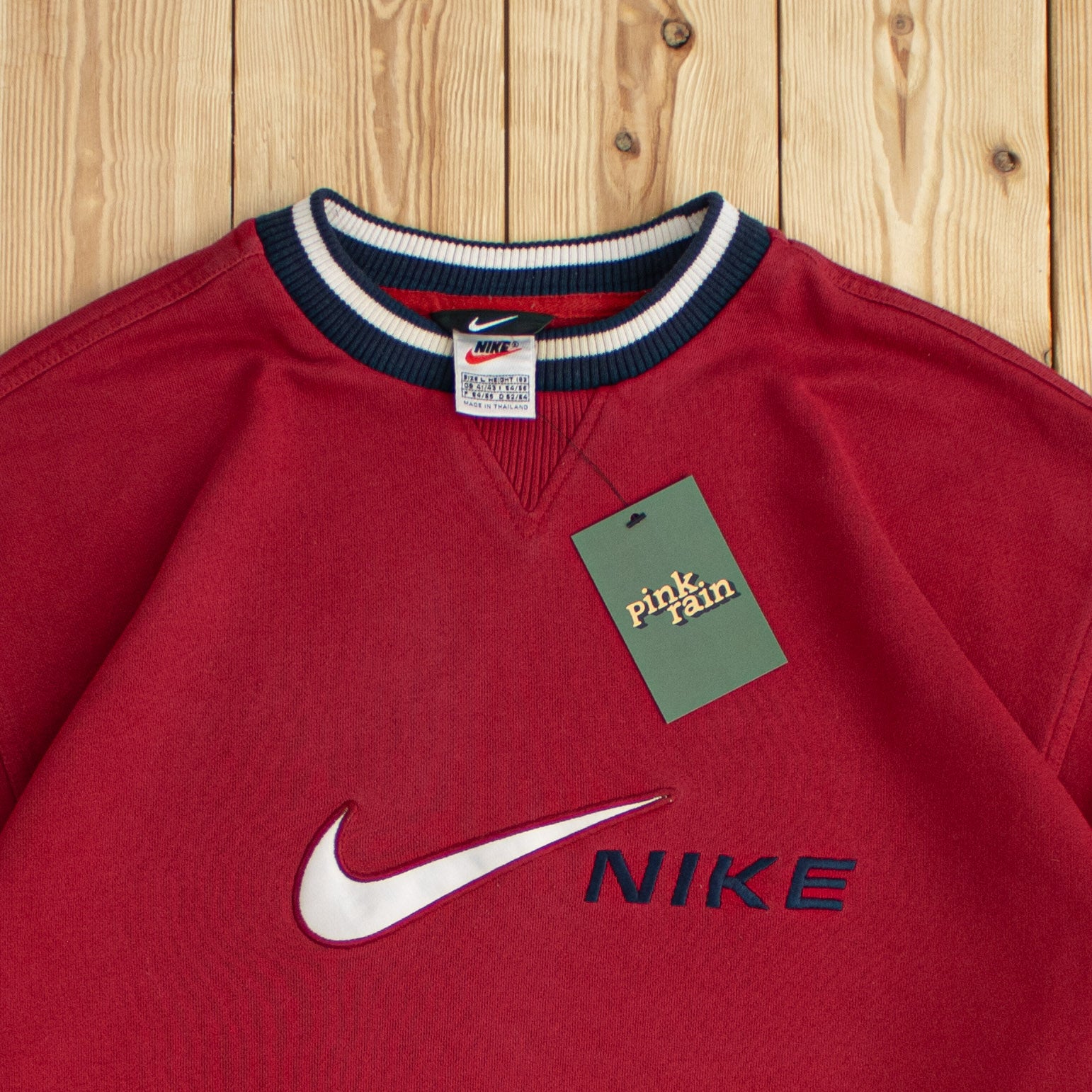 (M) Vintage Nike Spell Out Embroidered Sweatshirt
