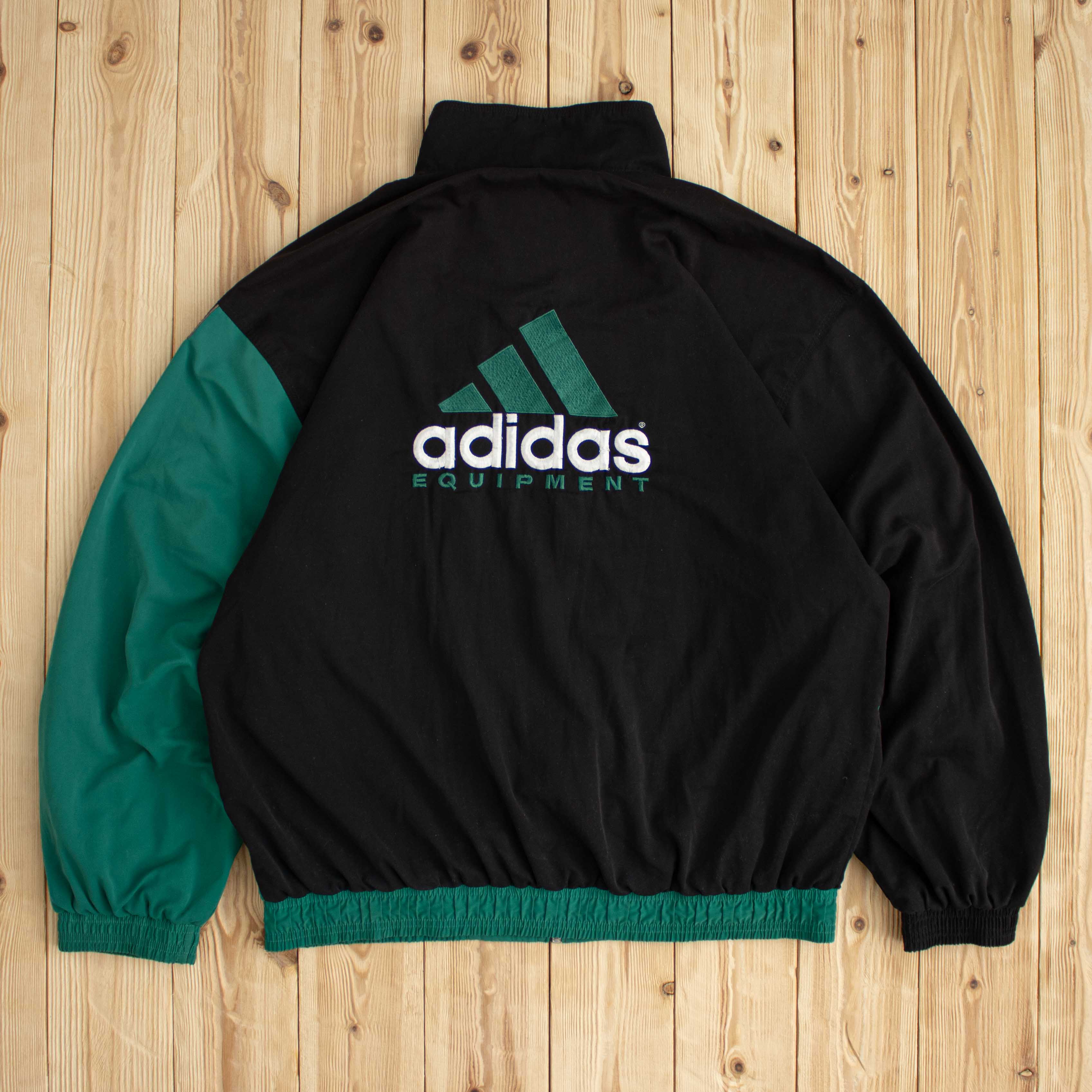 (L) Vintage Adidas Equipment Embroidered Jacket