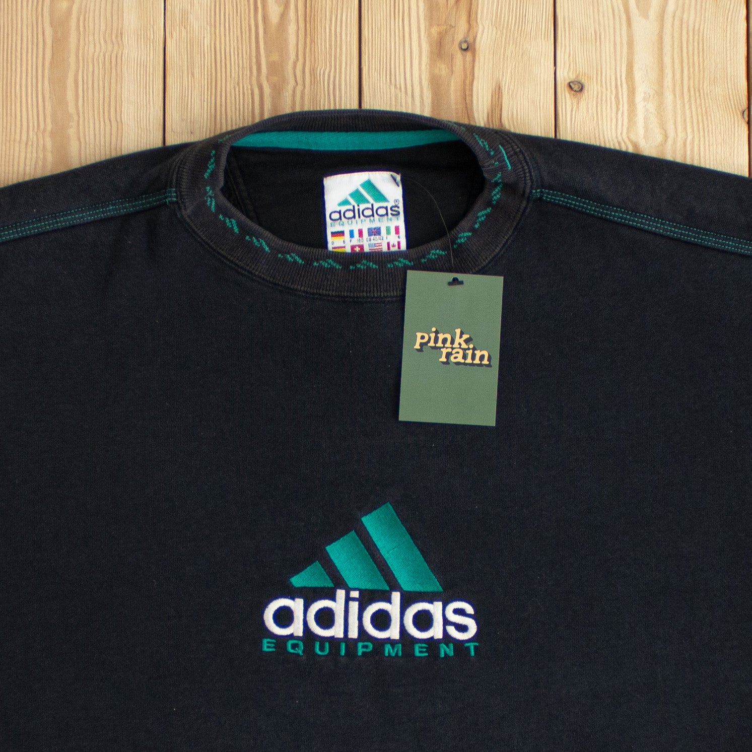 (M) Vintage Adidas Equipment Embroidered Sweatshirt
