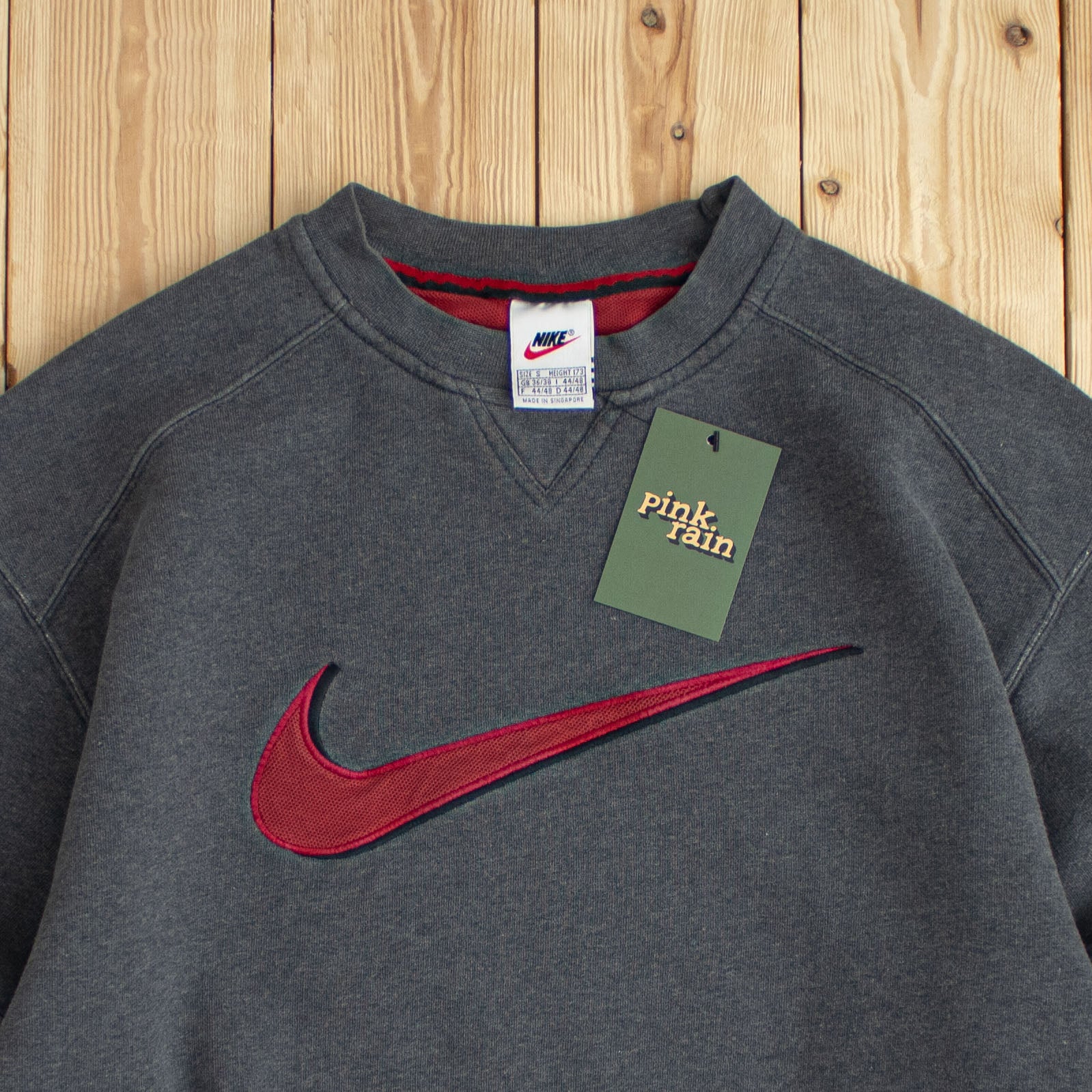 (S) Vintage Nike Swoosh Embroidered Sweatshirt