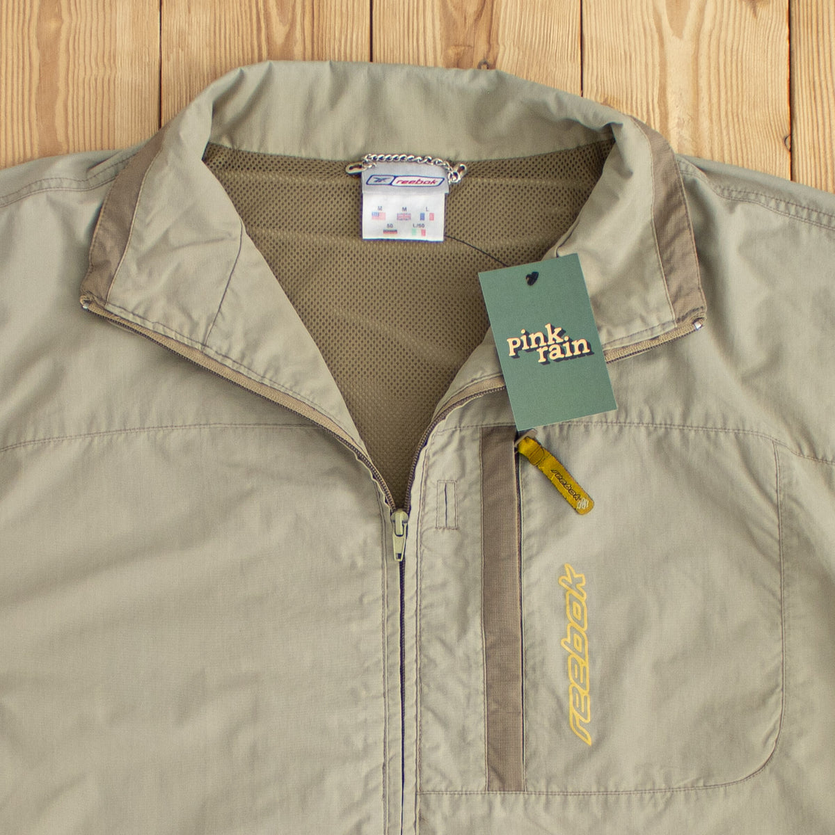 (L) Reebok Vintage Jacket Beige