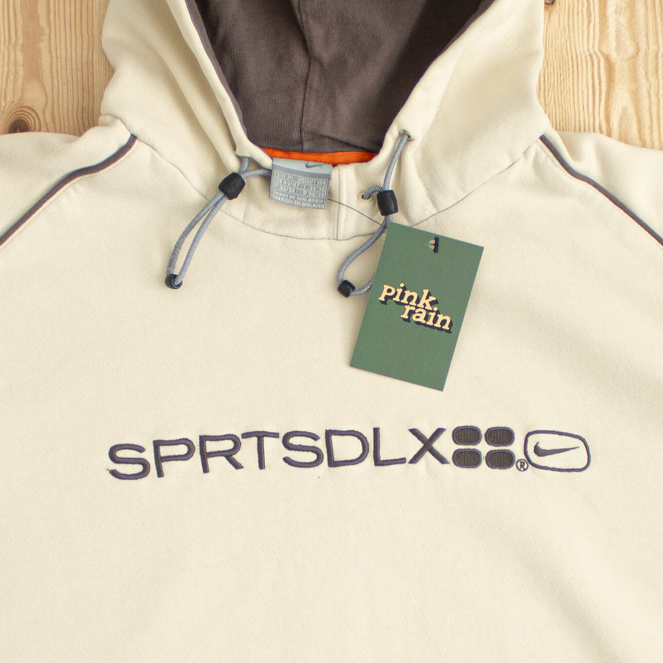 (L/XL) Vintage Nike SPRTSDLX Embroidered Hoodie