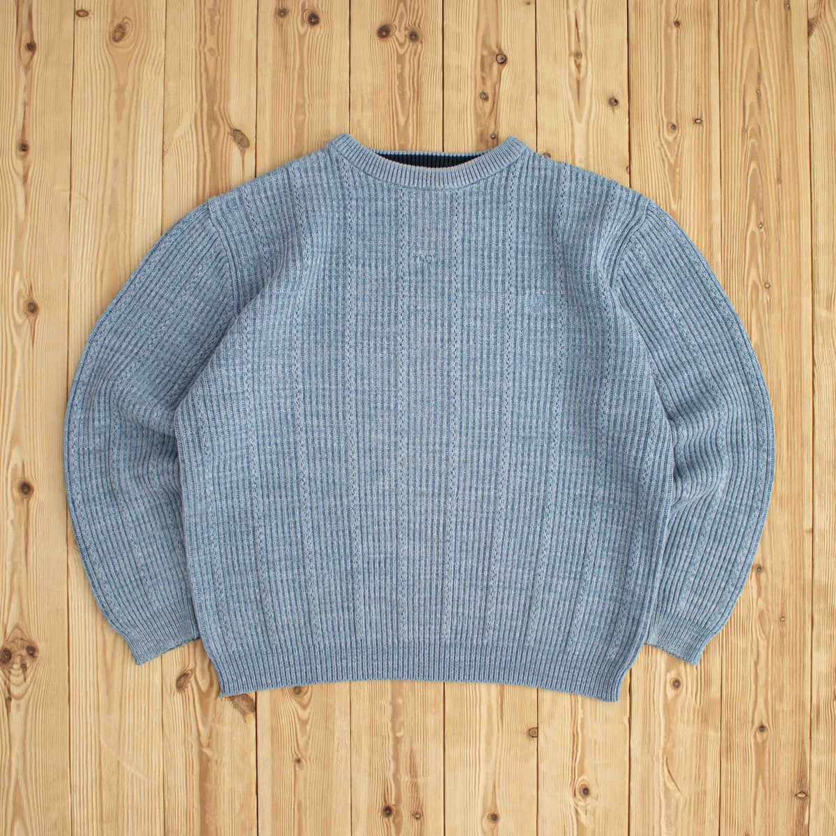 (M) Chaps Ralph Lauren Vintage Embroidered Sweatshirt Blue