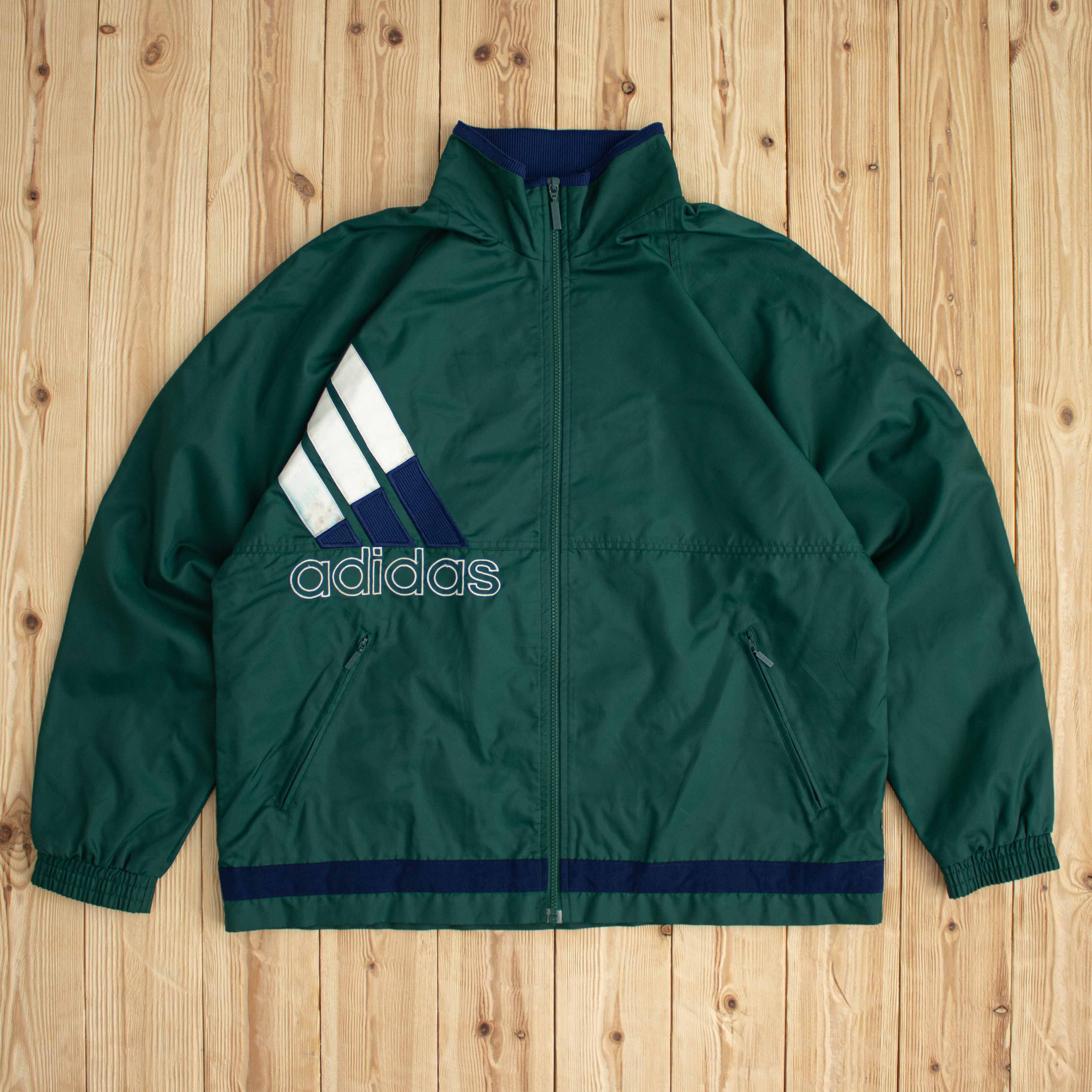 (L) Vintage Adidas Embroidered Jacket
