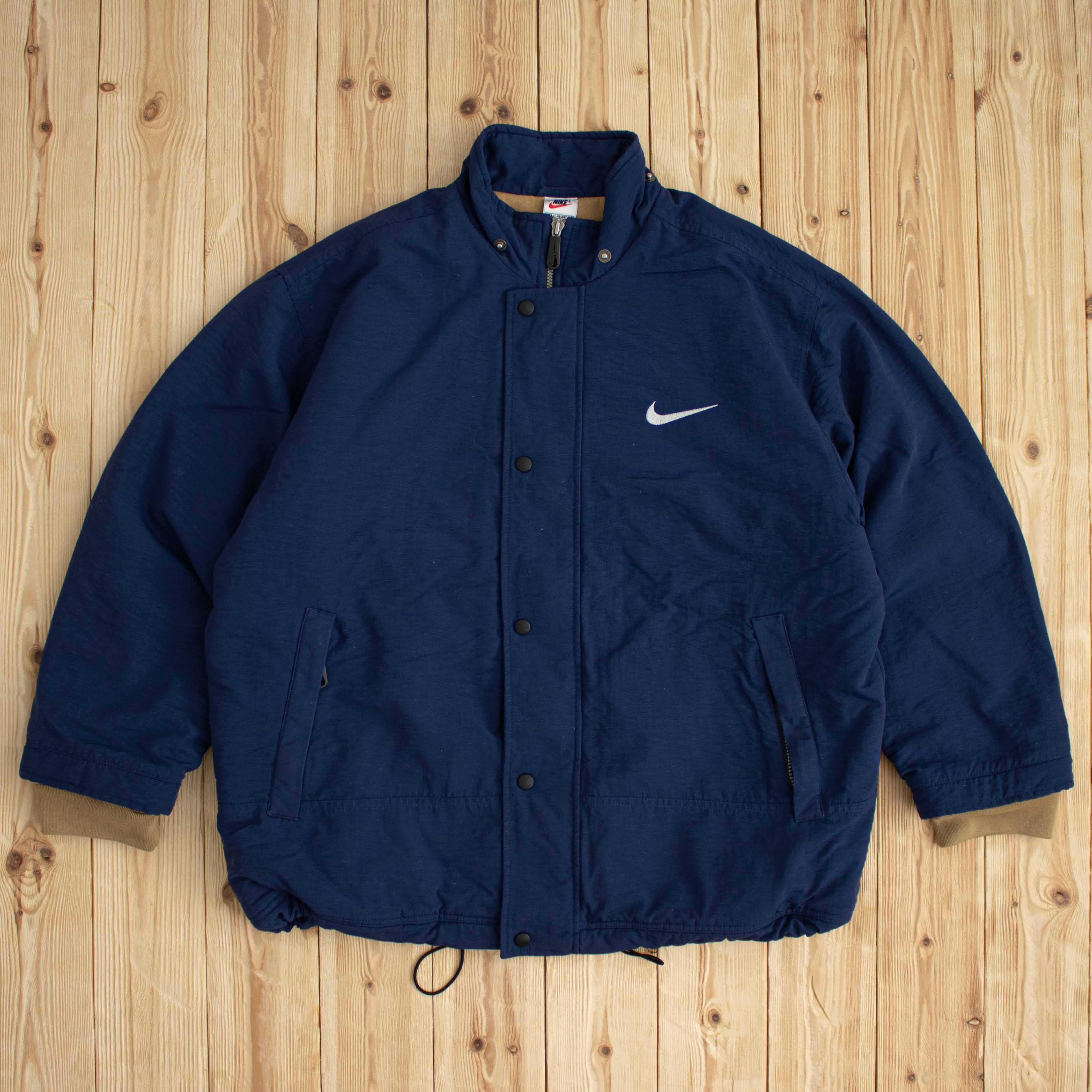 (M/L) Vintage Nike Essential Embroidered Puffer Jacket