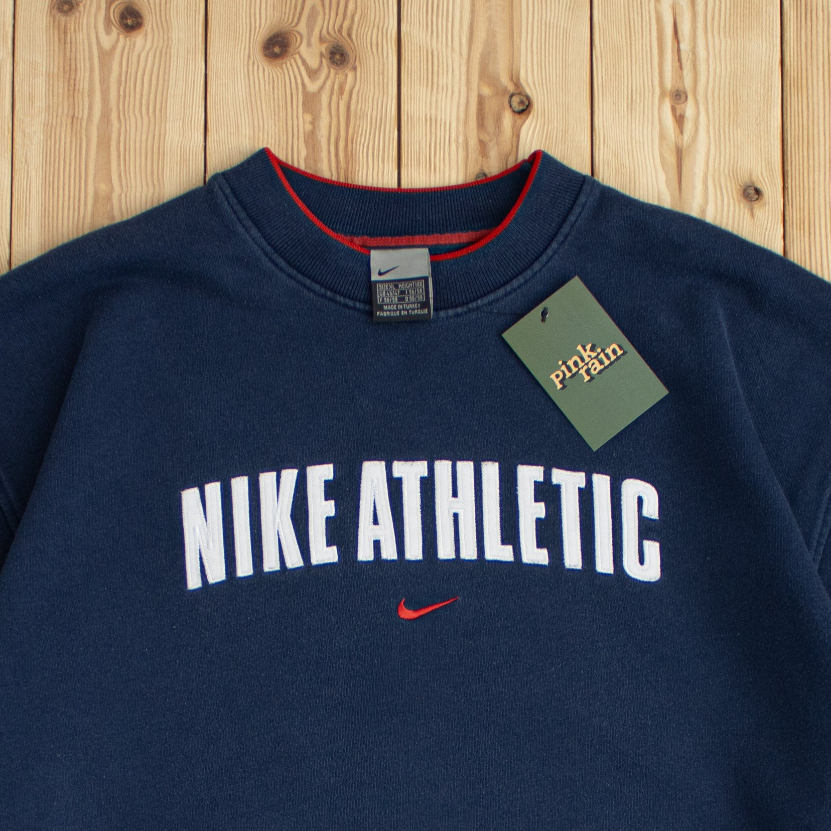 (L) Vintage Nike Athletic Embroidered Sweatshirt