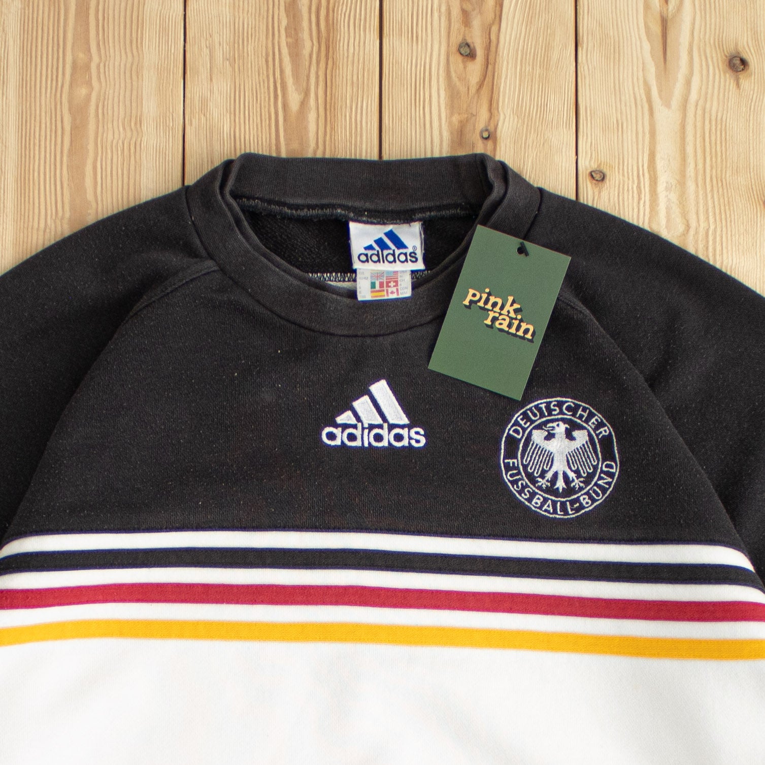 (L) Vintage Adidas Deutscher Fussball-Bund Embroidered Sweatshirt