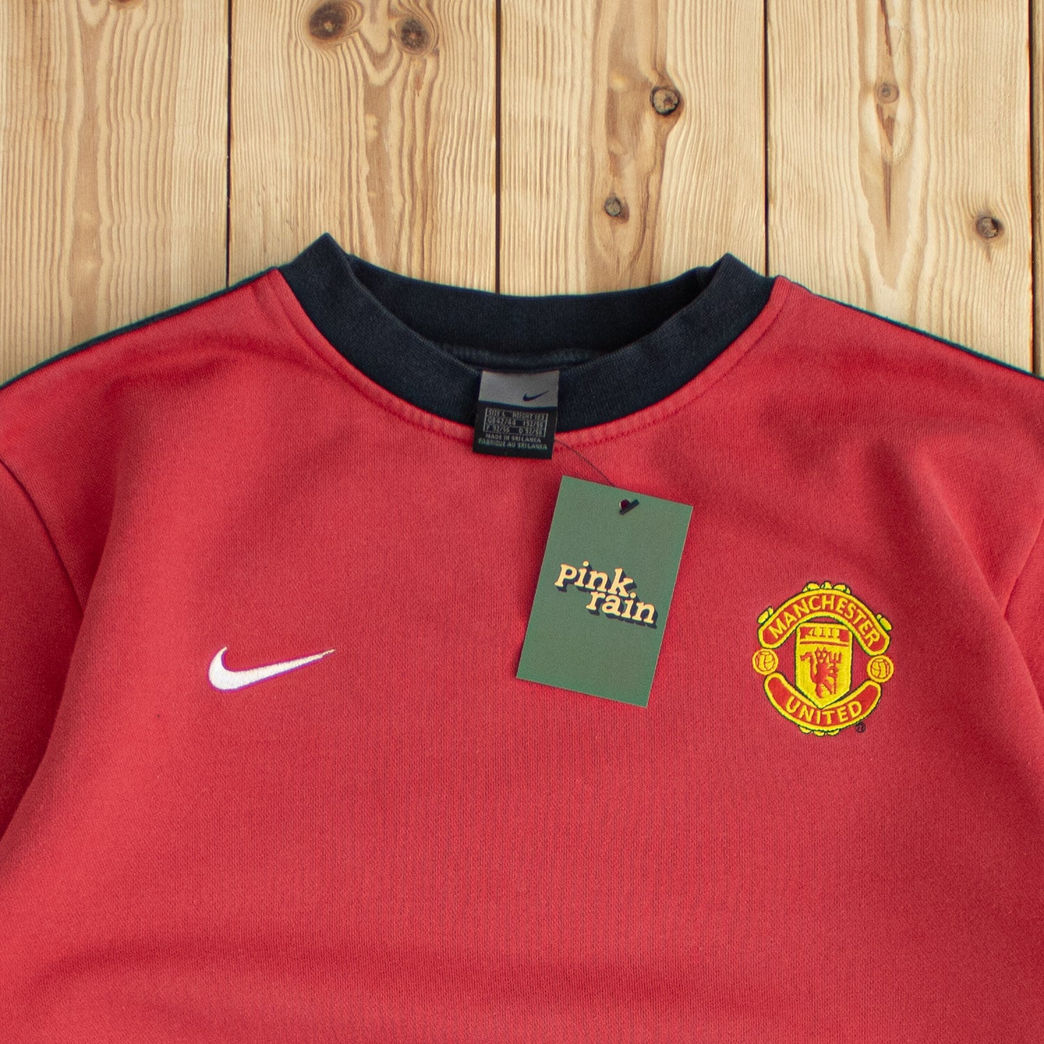 (M) Vintage Nike Manchester United Embroidered Sweatshirt