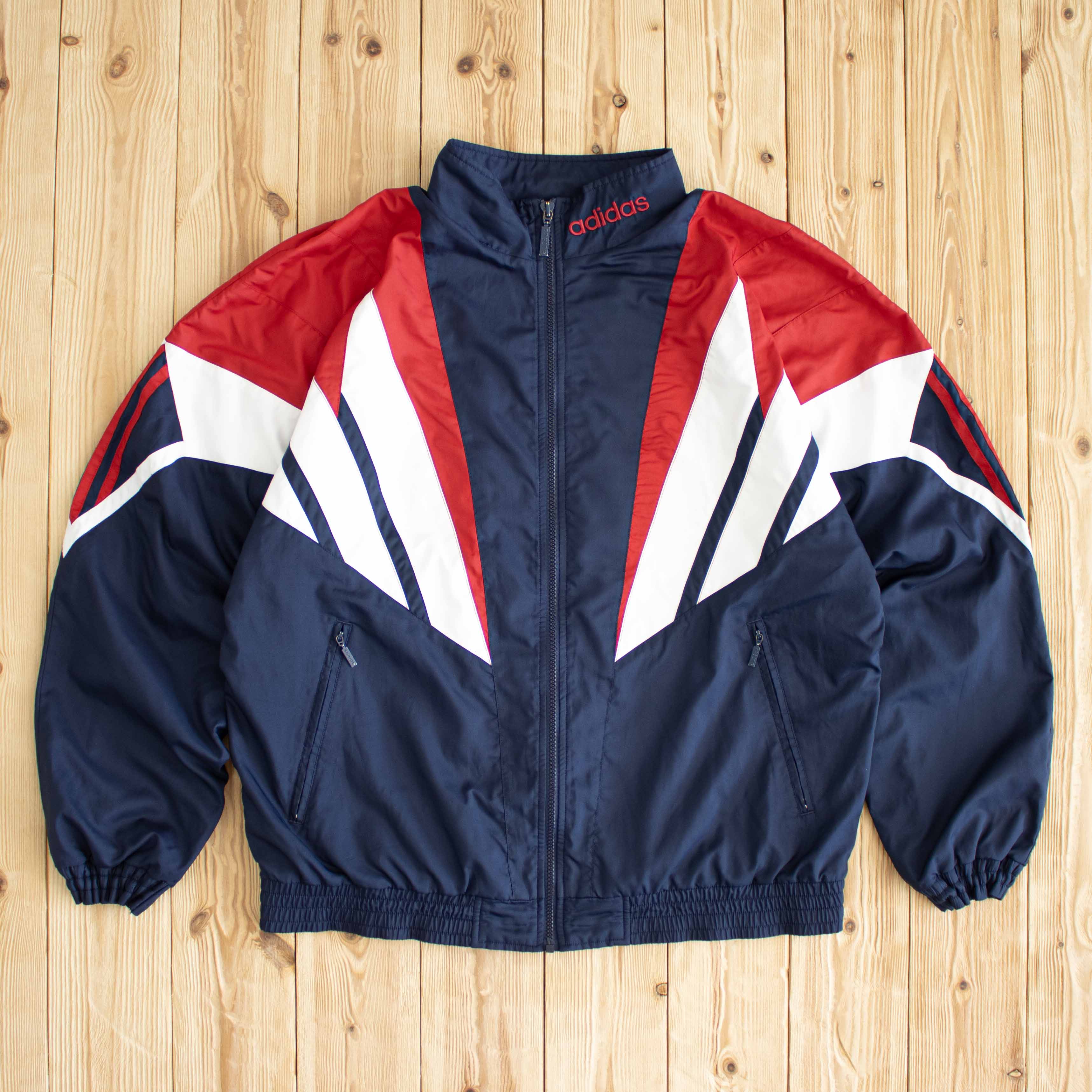 (L) Vintage Adidas Embroidered Jacket