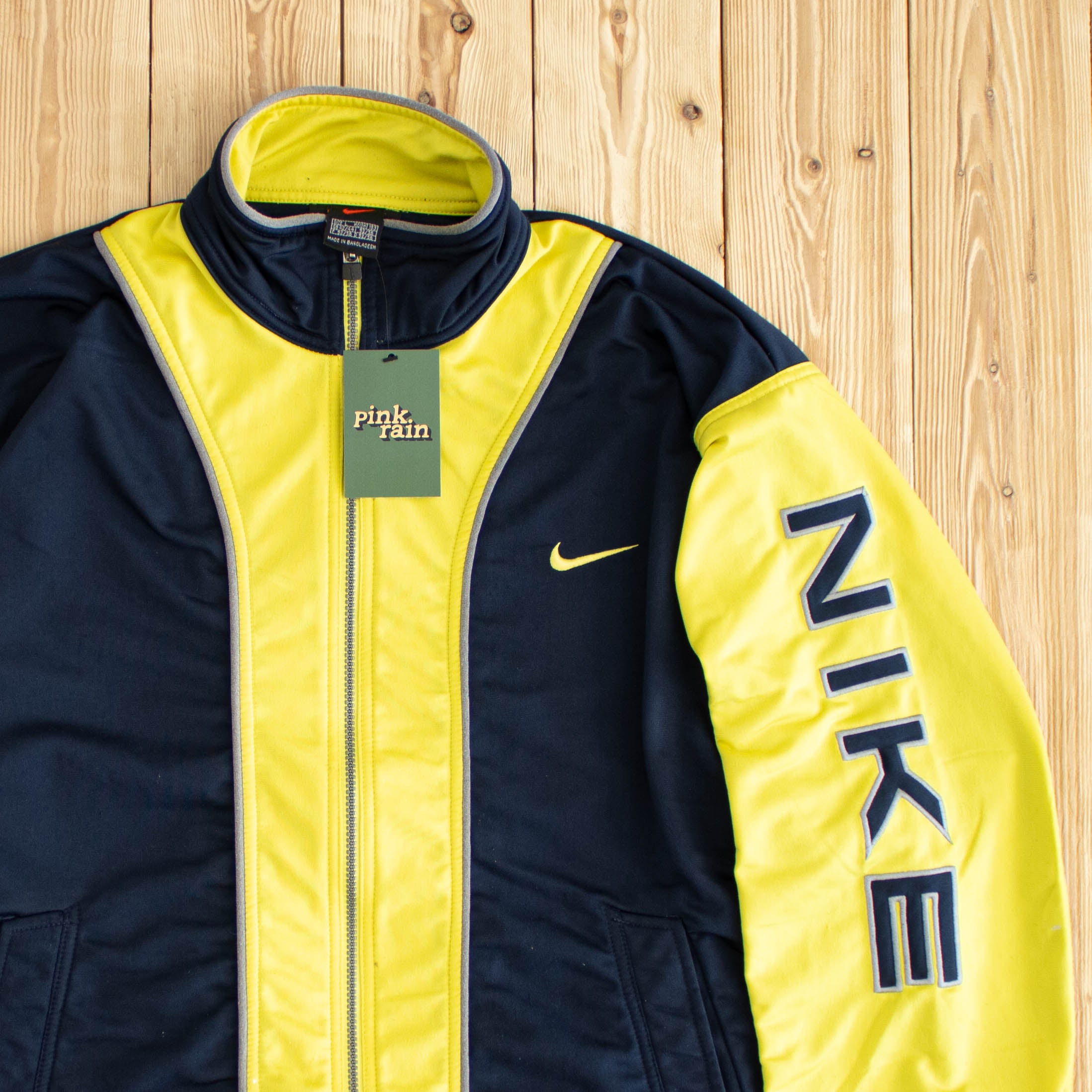 (L) Vintage Nike Embroidered Full-Zip Sweatshirt
