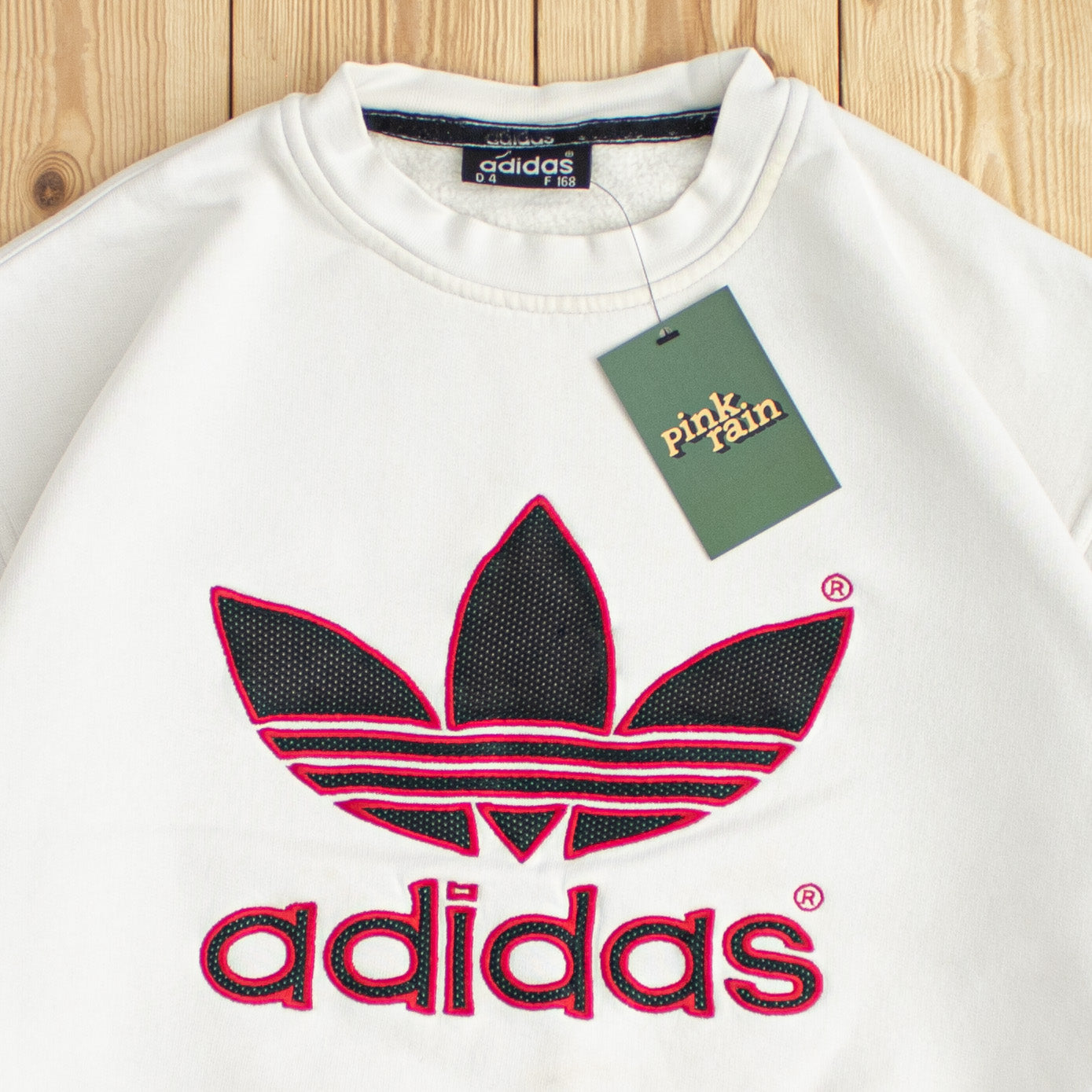 (S) Vintage Adidas Logo Embroidered Sweatshirt