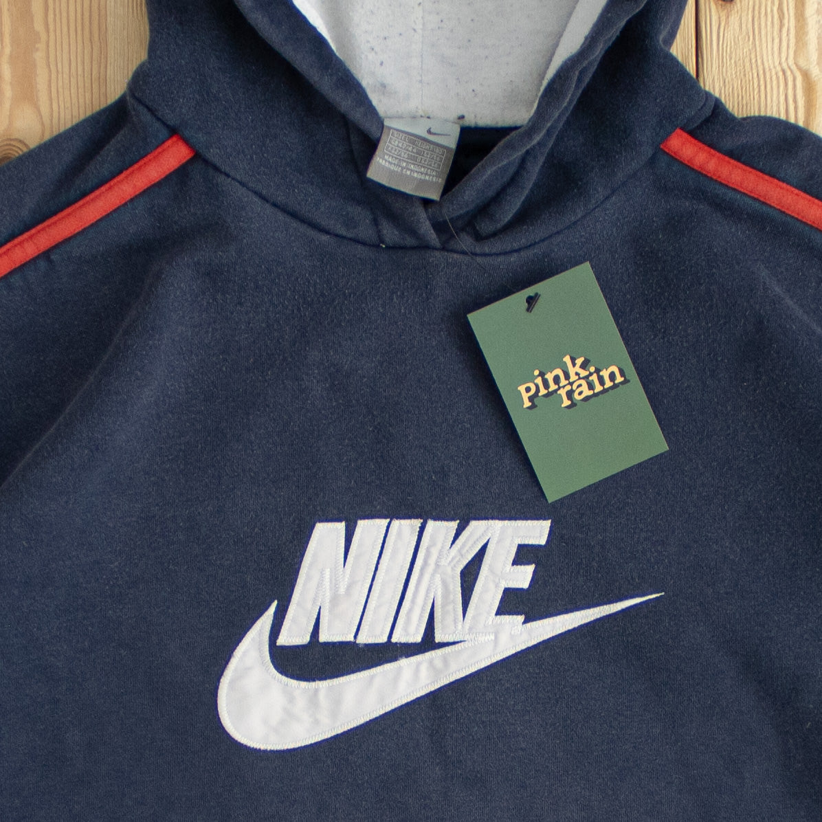 (S/M) Vintage Nike Logo Embroidered Hoodie