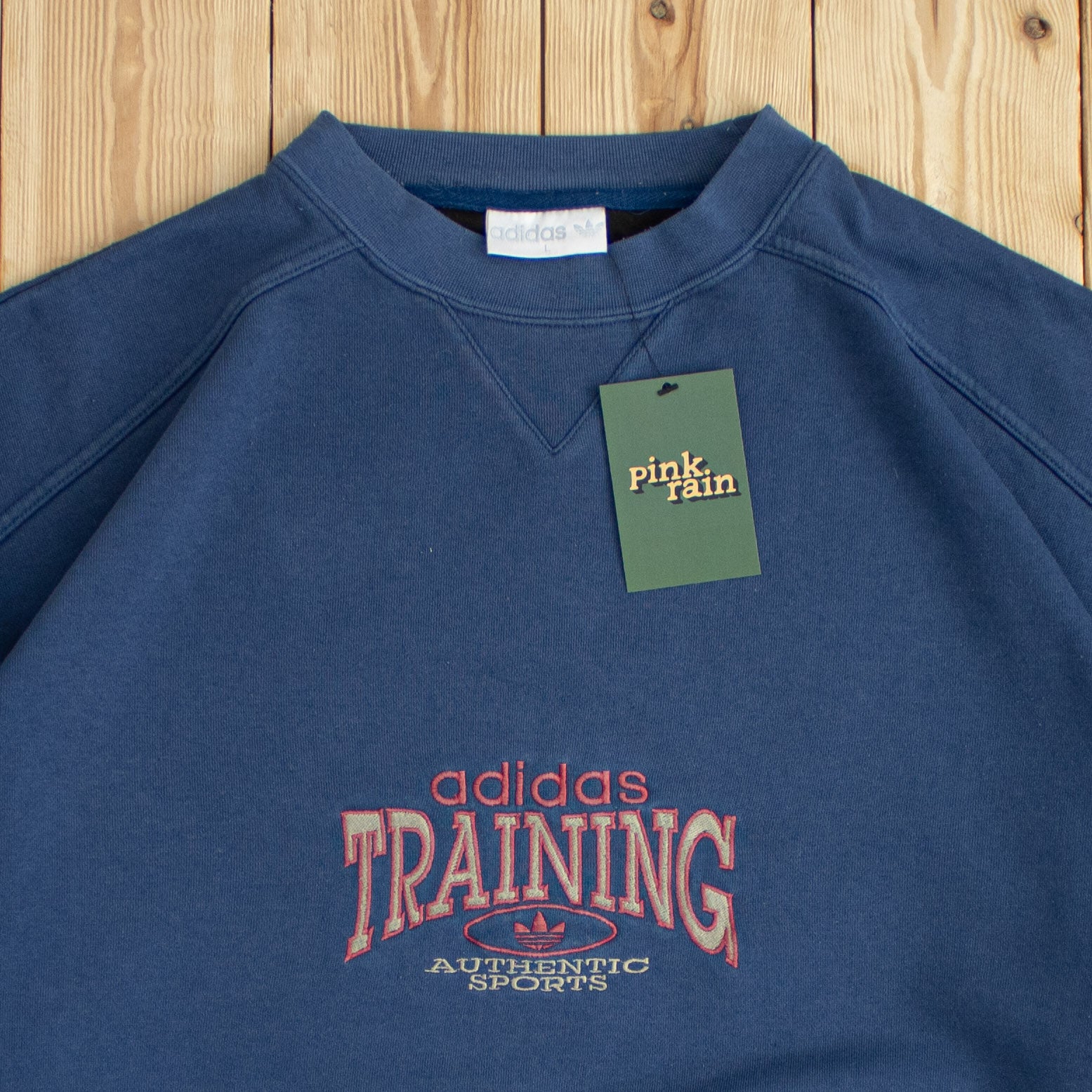 (L) Vintage Adidas Training Embroidered Sweatshirt