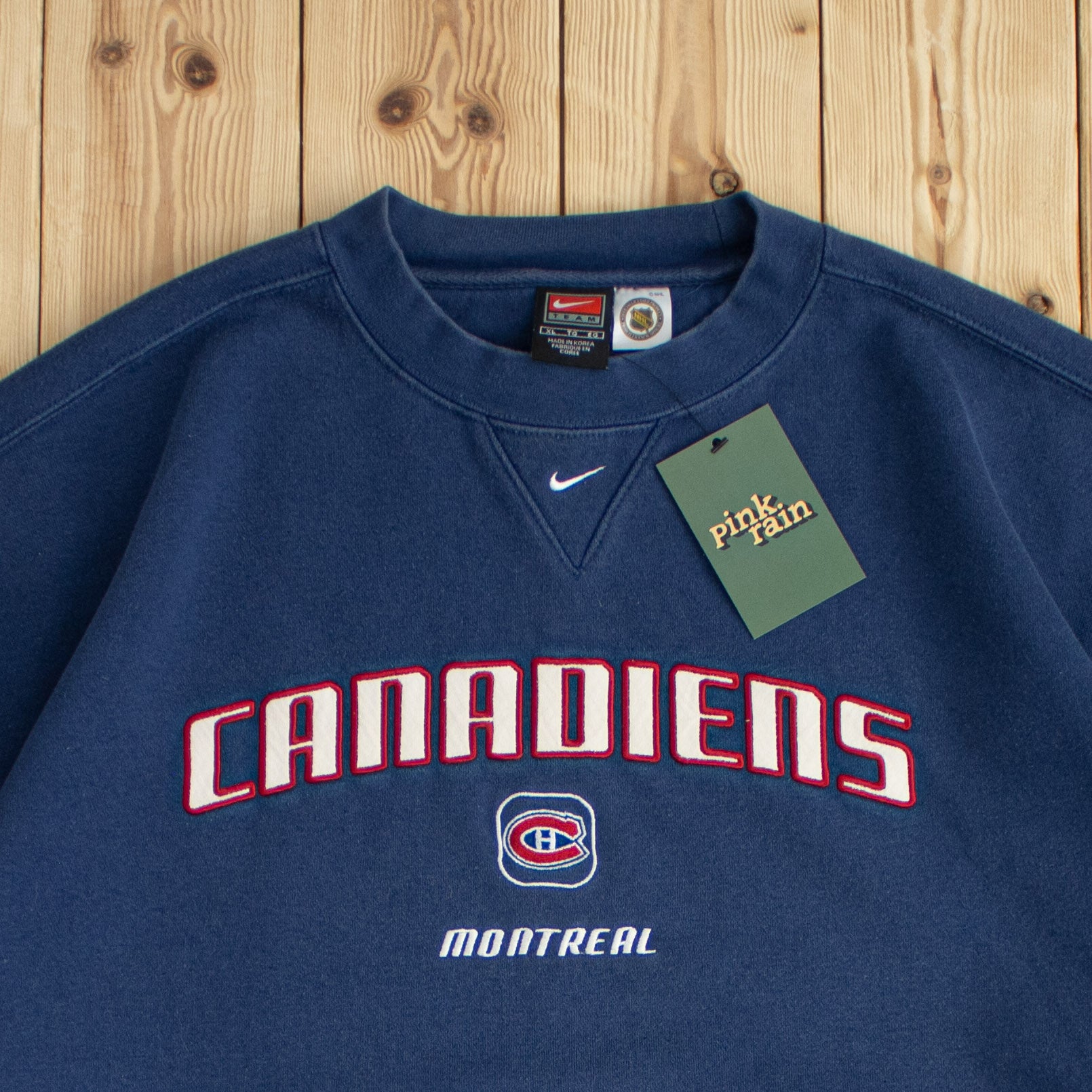 (XL) Vintage Nike Canadiens Montreal Embroidered Sweatshirt