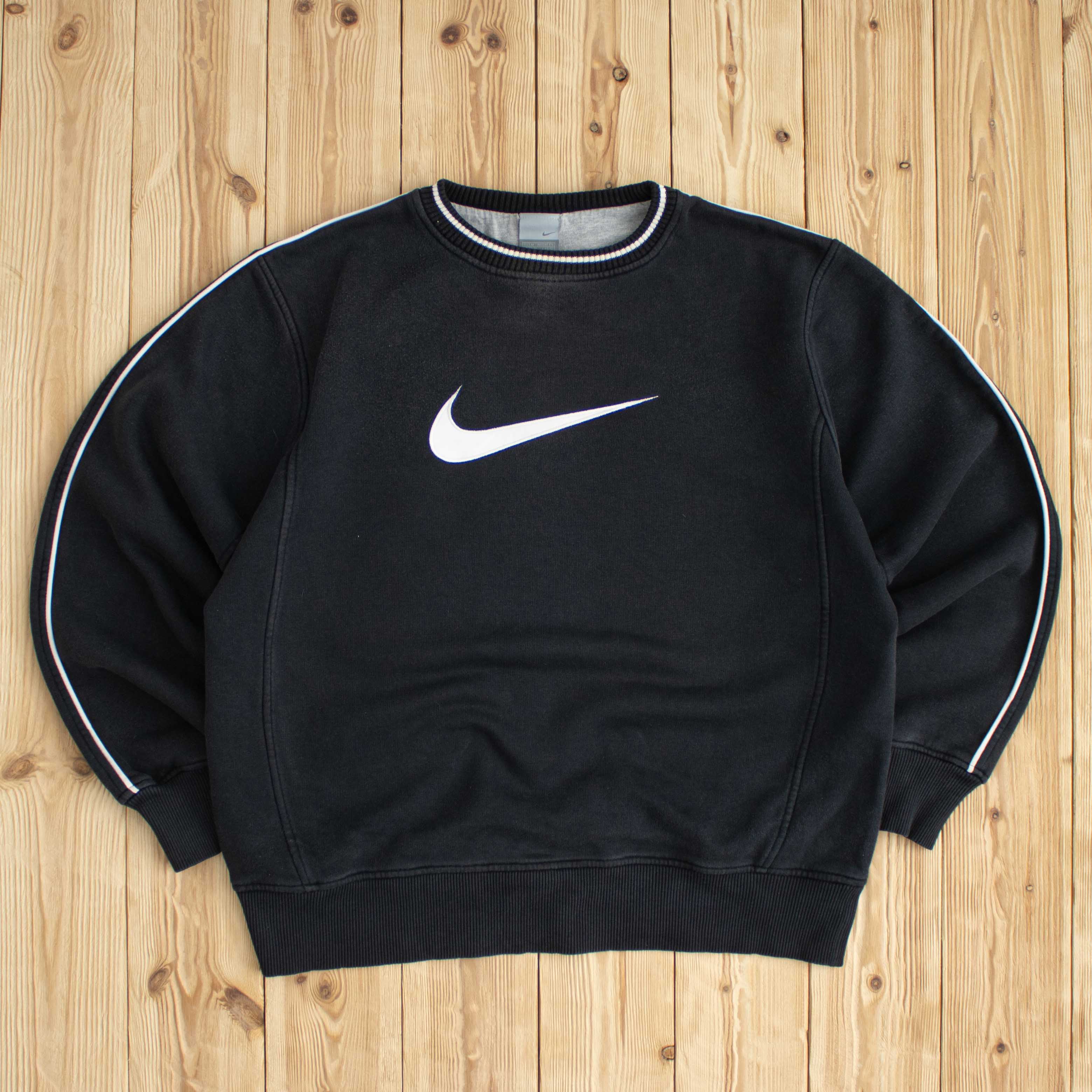 (S/M) Vintage Nike Swoosh Embroidered Sweatshirt