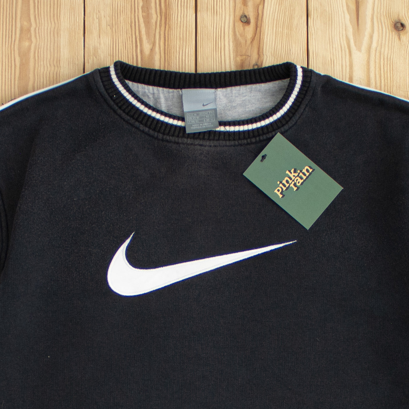 (S/M) Vintage Nike Swoosh Embroidered Sweatshirt