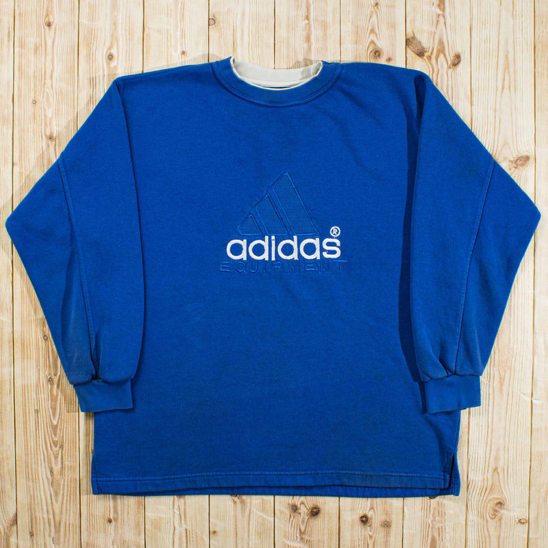 (L) Vintage Adidas Embroidered Sweatshirt