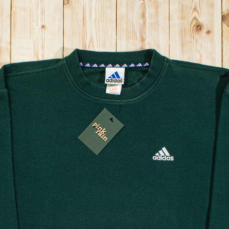 (M/L) Vintage Adidas Essential Embroidered Sweatshirt