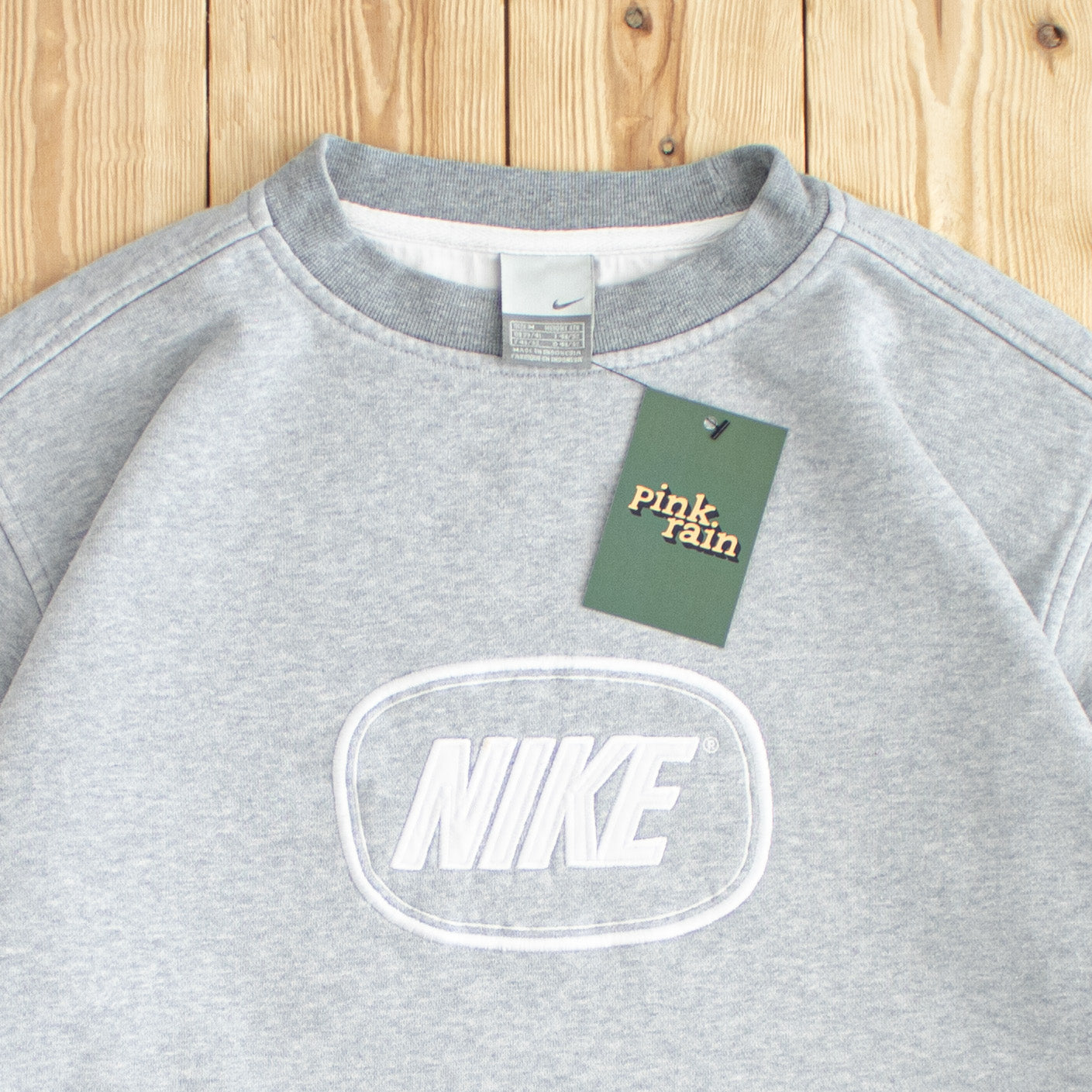 (M) Vintage Nike Spell Out Embroidered Sweatshirt