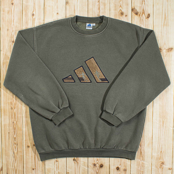 (L) Vintage Adidas Embroidered Sweatshirt