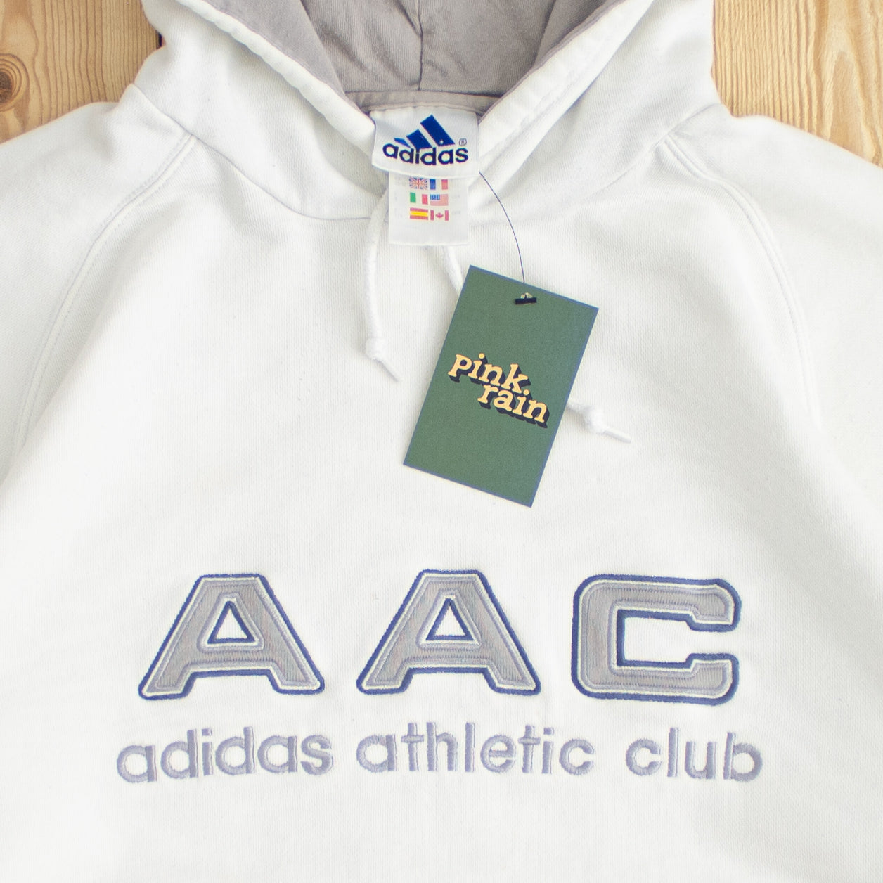 (M) Vintage Adidas AAC Embroidered Hoodie