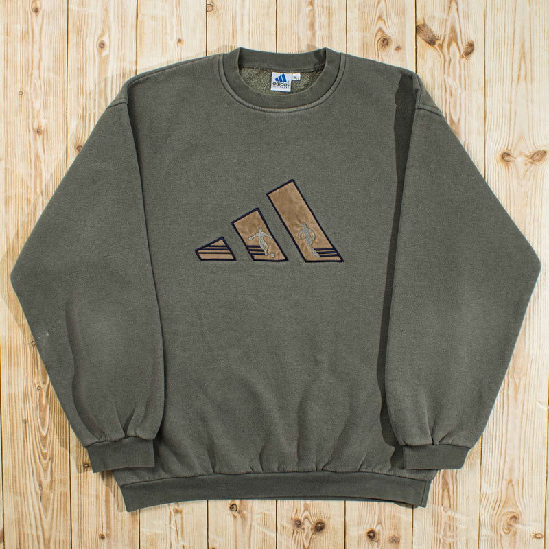 (L) Vintage Adidas Embroidered Sweatshirt