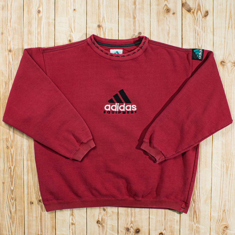 (S) Vintage Adidas Equipment Embroidered Sweatshirt