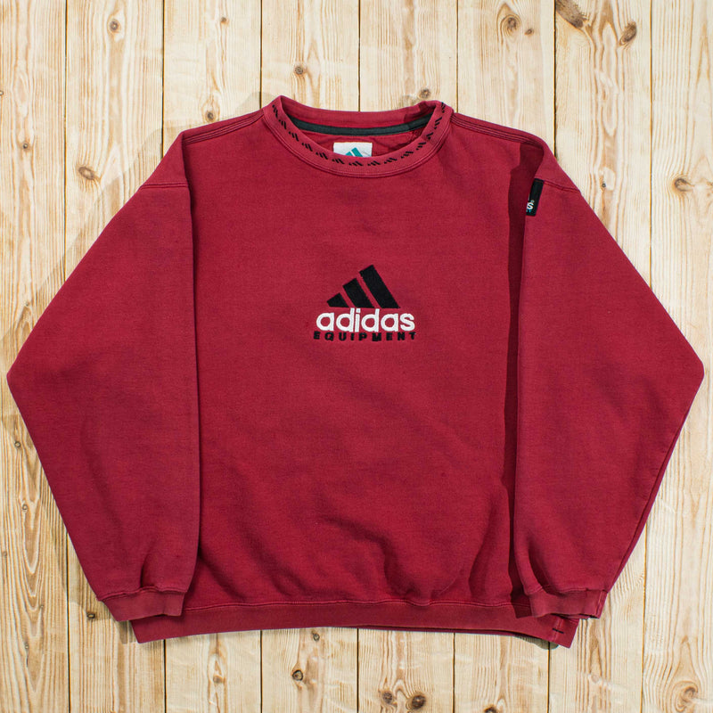 (S) Vintage Adidas Equipment Embroidered Sweatshirt