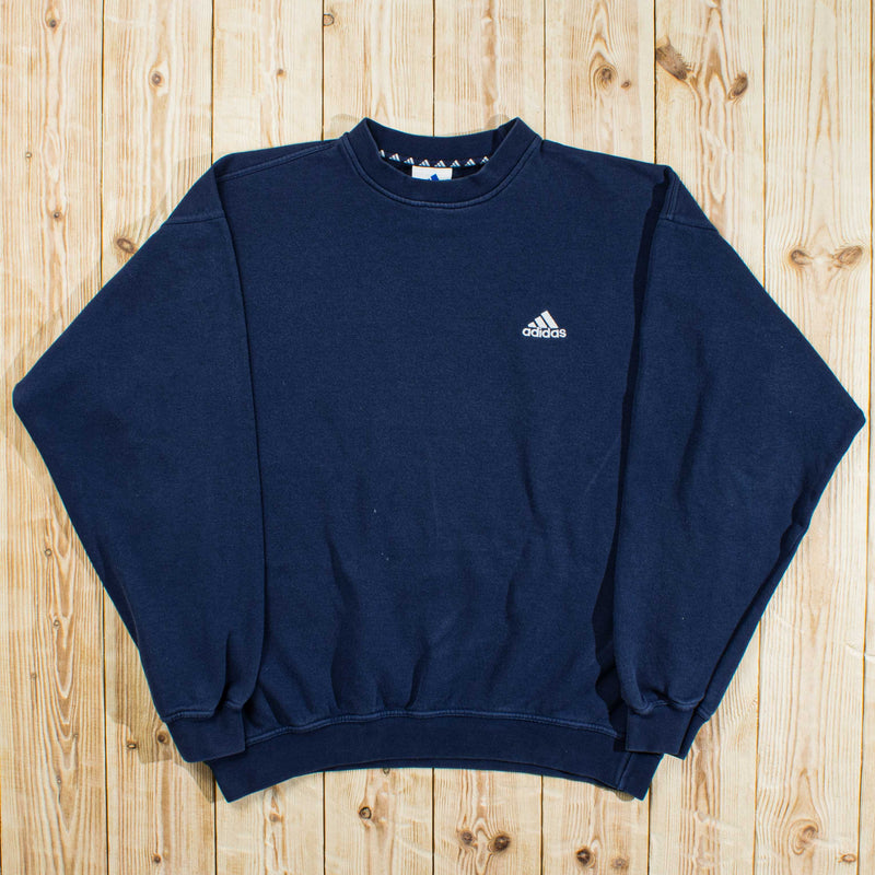 (M) Vintage Adidas Essential Embroidered Sweatshirt