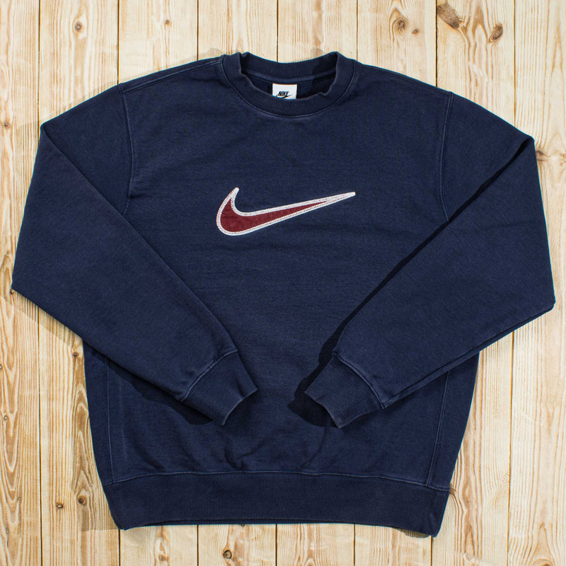 (M) Nike Swoosh Embroidered Sweatshirt